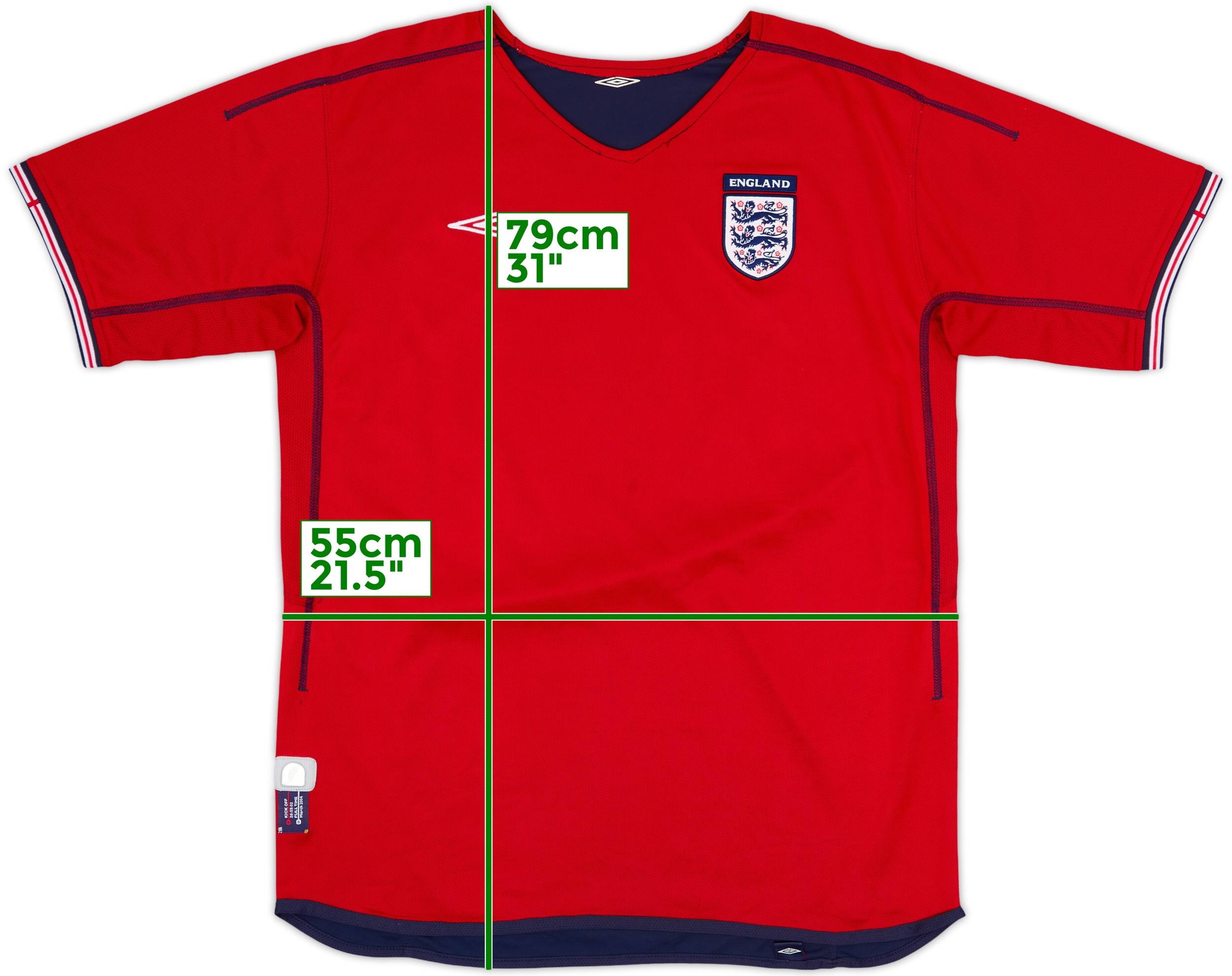 2002-04 England Away Shirt - 3/10 - (XL)