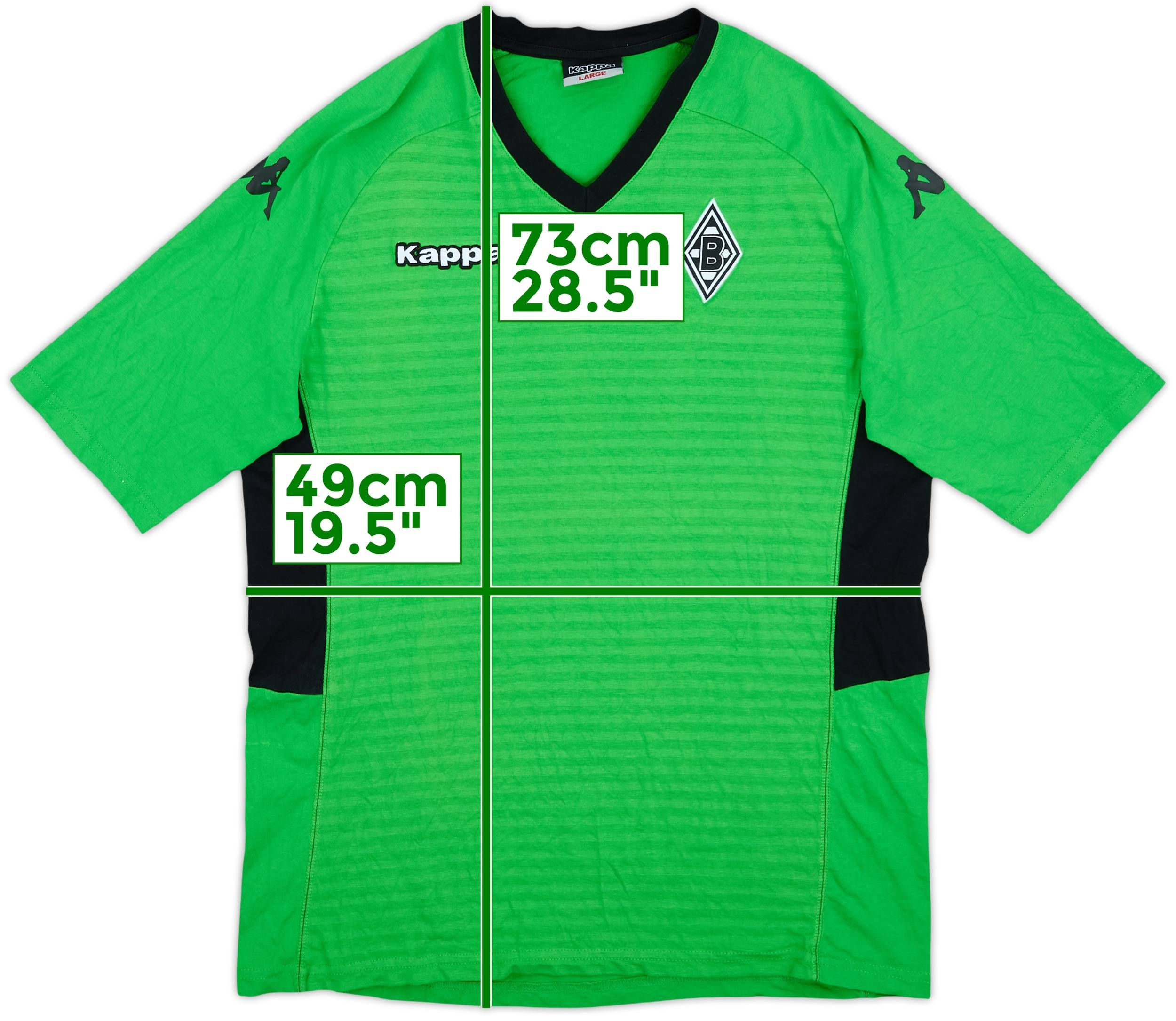 【メーカー直売】 Training Kappa Monchengladbach Borussia 2013-14 Shirt 9/10 - ウェア
