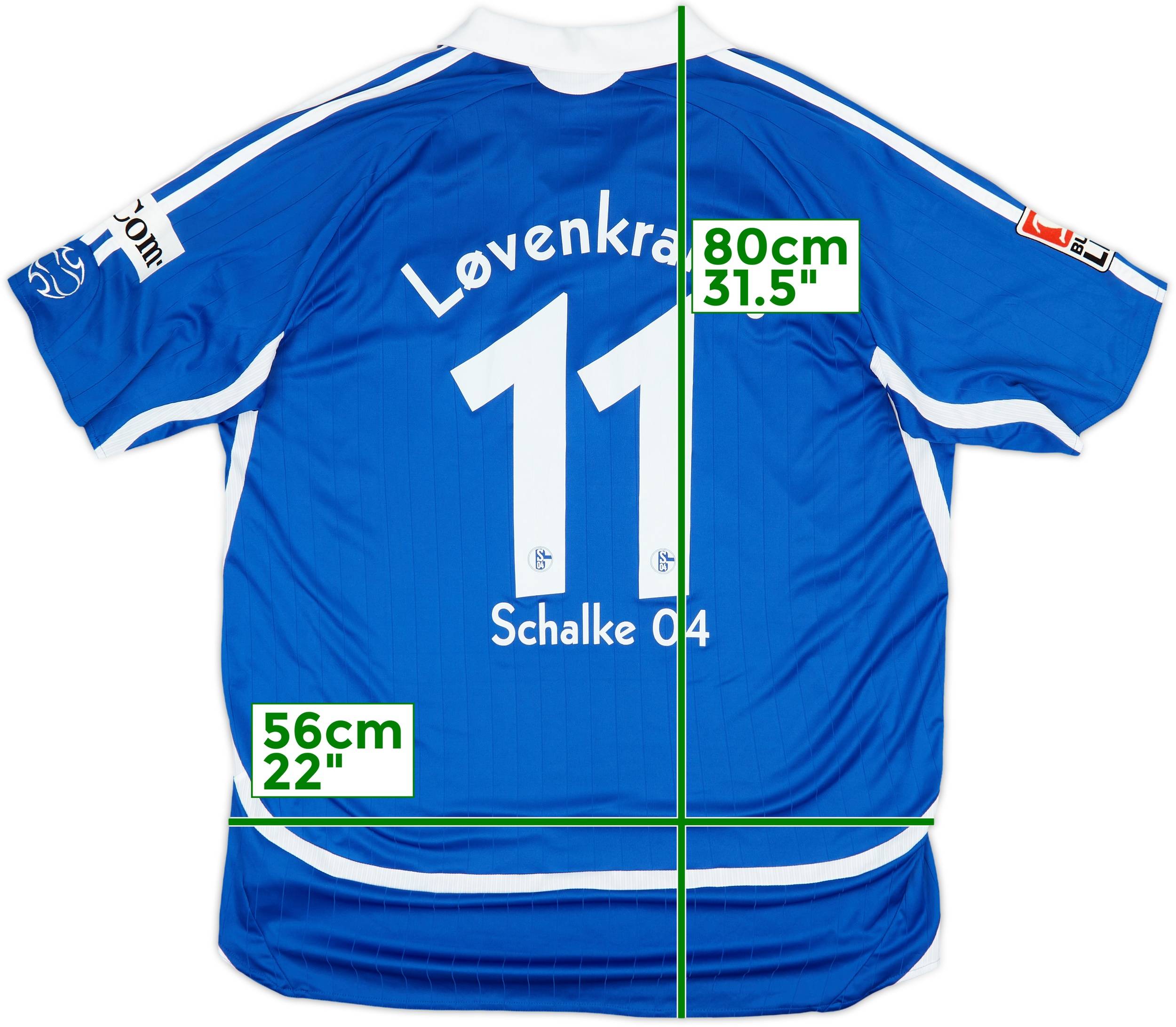 2007-08 Schalke Home Shirt Løvenkrands #11 - 7/10 - (XL)