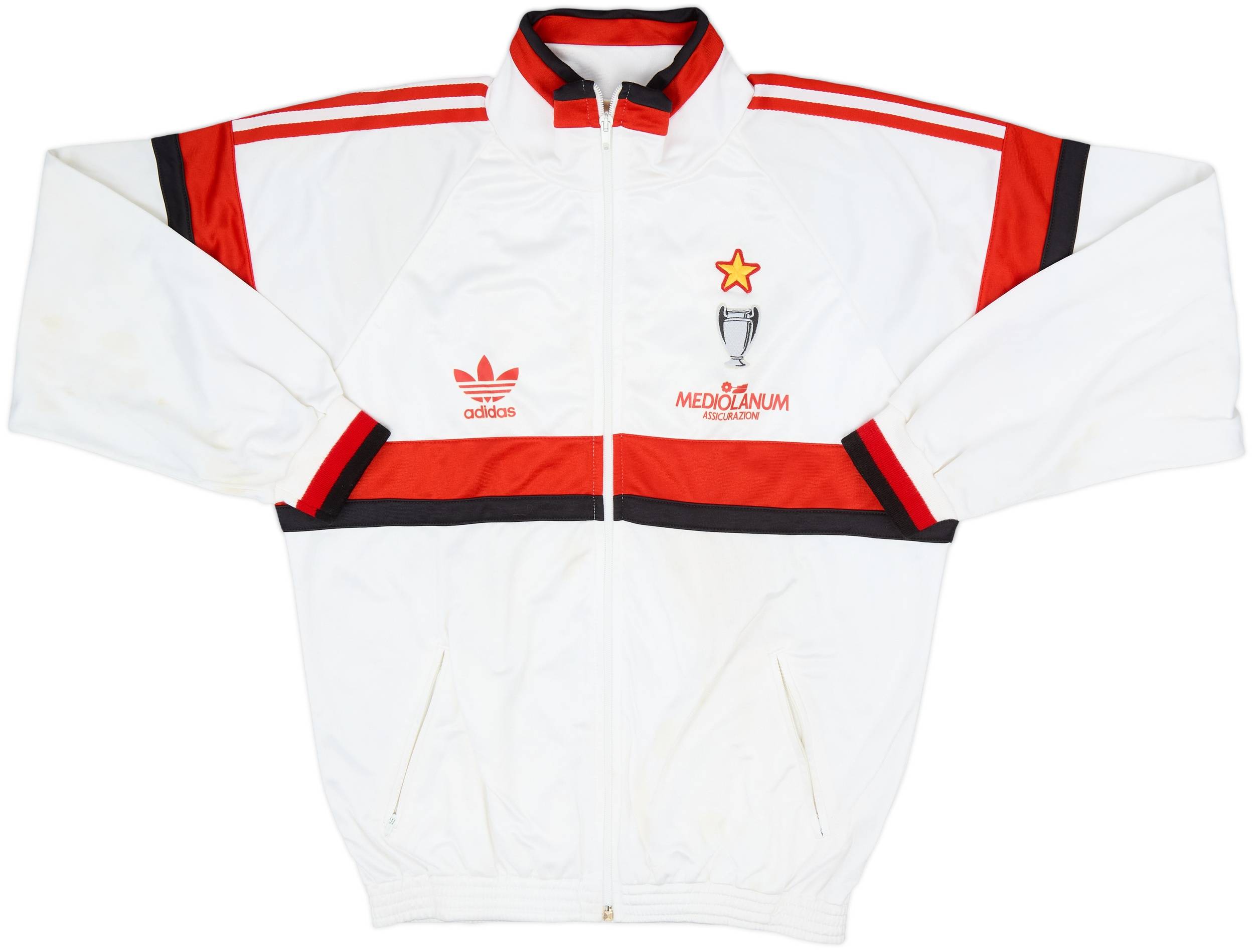 1990-92 AC Milan adidas Tracksuit - 7/10 - (L)