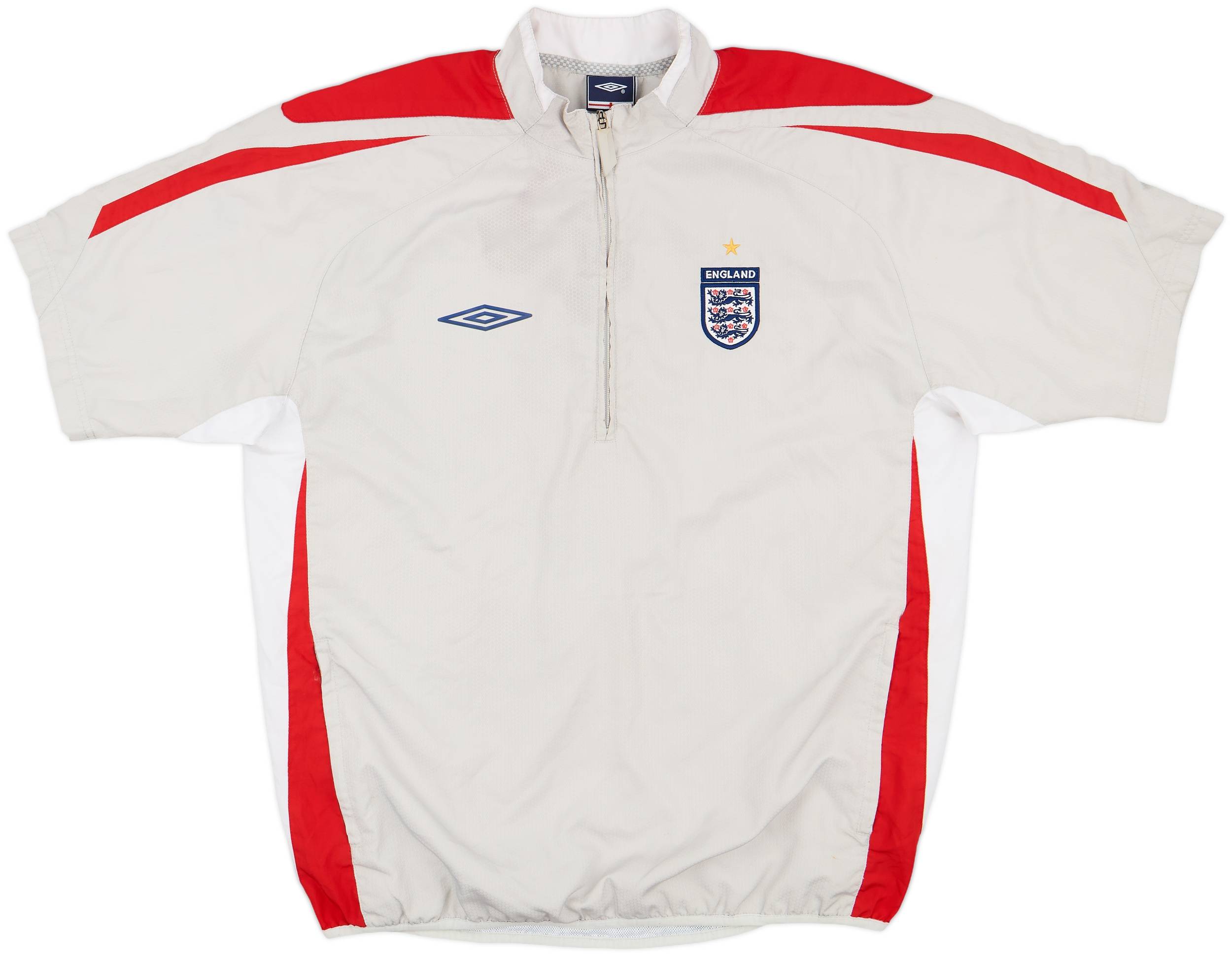 ウェア UMBRO England national team XLsize 2007-08 England Umbro 1/4 Zip S/S Training Top - 9/10 - (L)