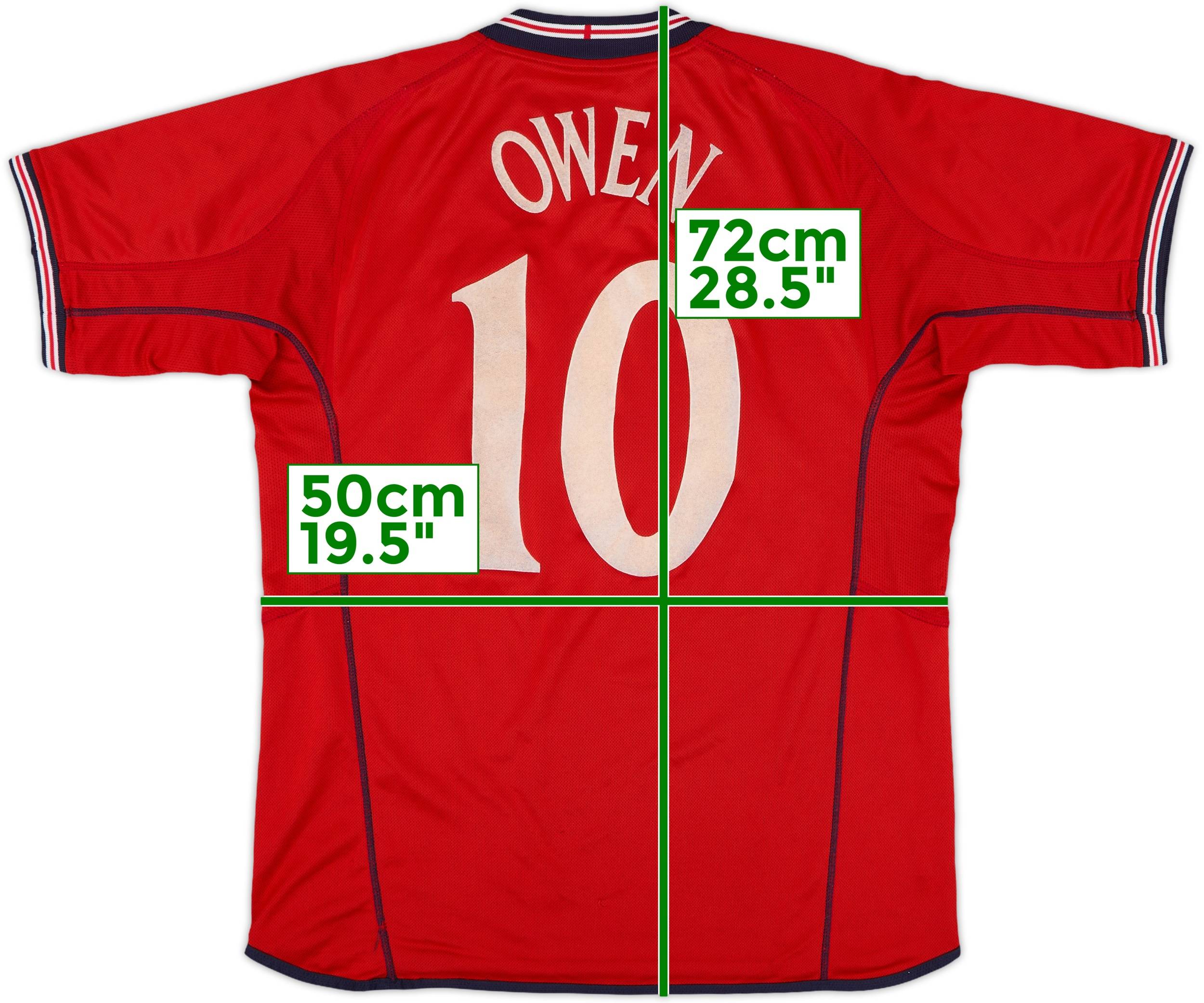 2002-04 England Away Shirt Owen #10 - 5/10 - (XL.Boys)