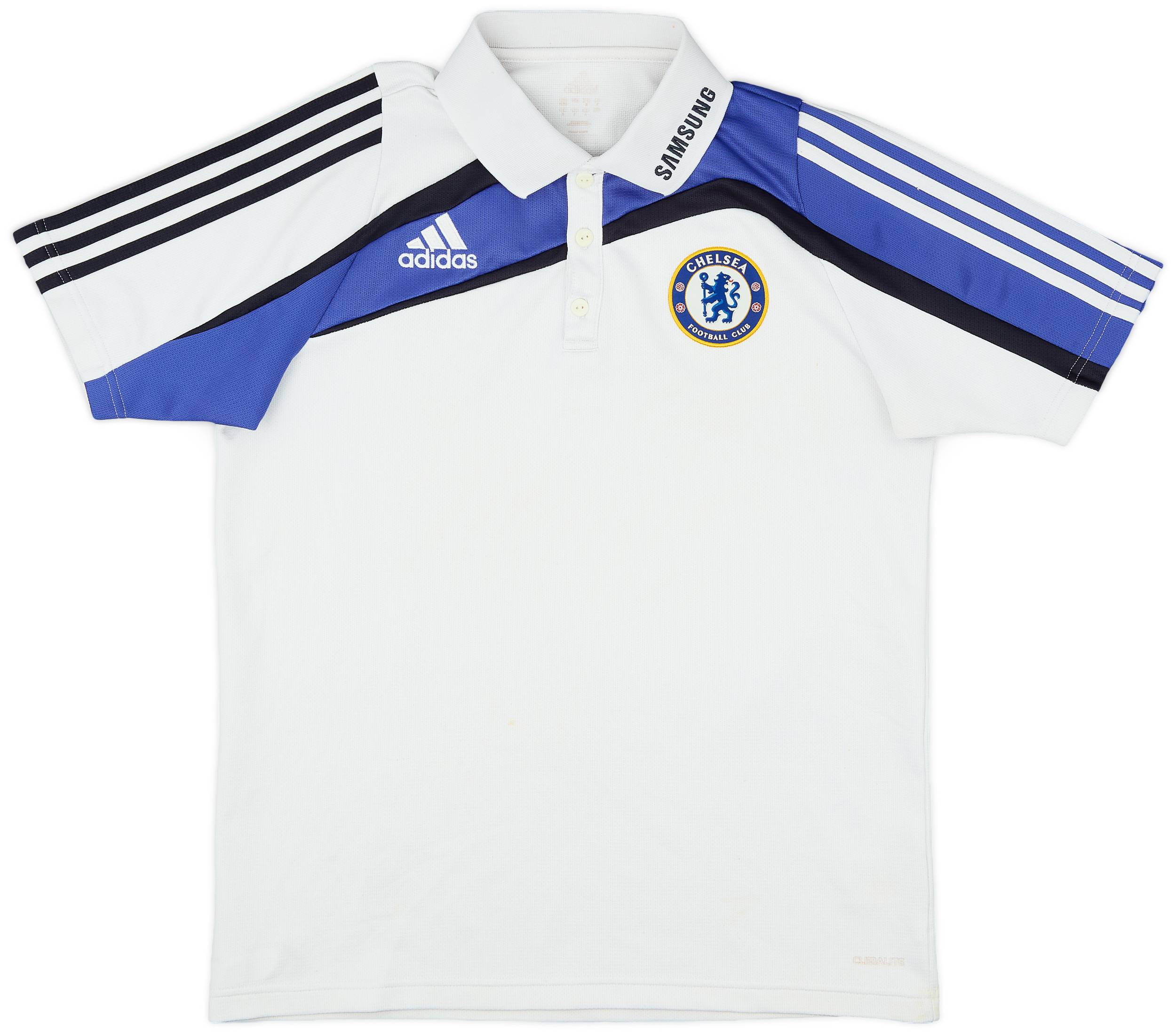 大人も着やすいシンプルファッション adidas Chelsea 2009-10 Polo (L) - 7/10 - Shirt ウェア