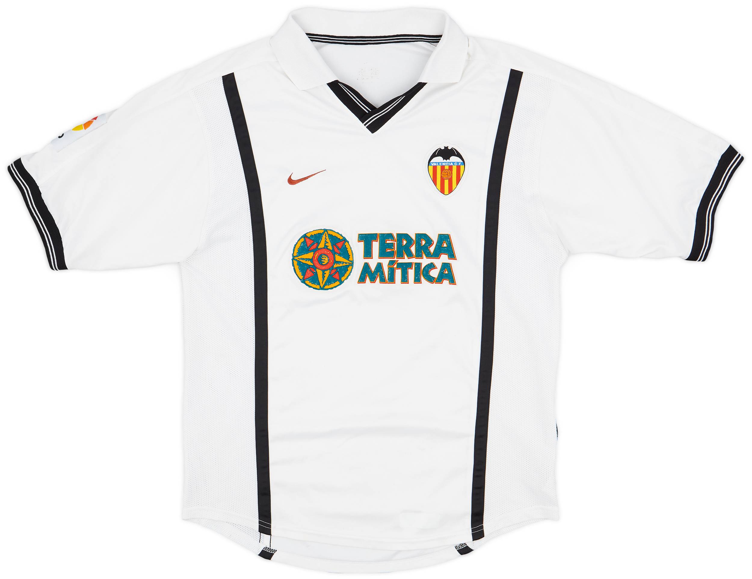 2000-01 Valencia Home Shirt Aimar #22 - 5/10 - (M)