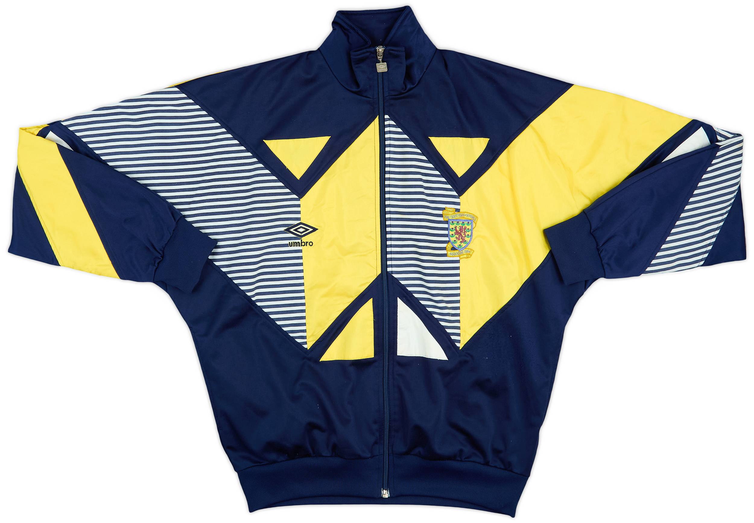 【1990-92 Umbro Scotland tracktop jacket】 1991-92 Scotland Umbro Track Jacket - 8/10 - (M)