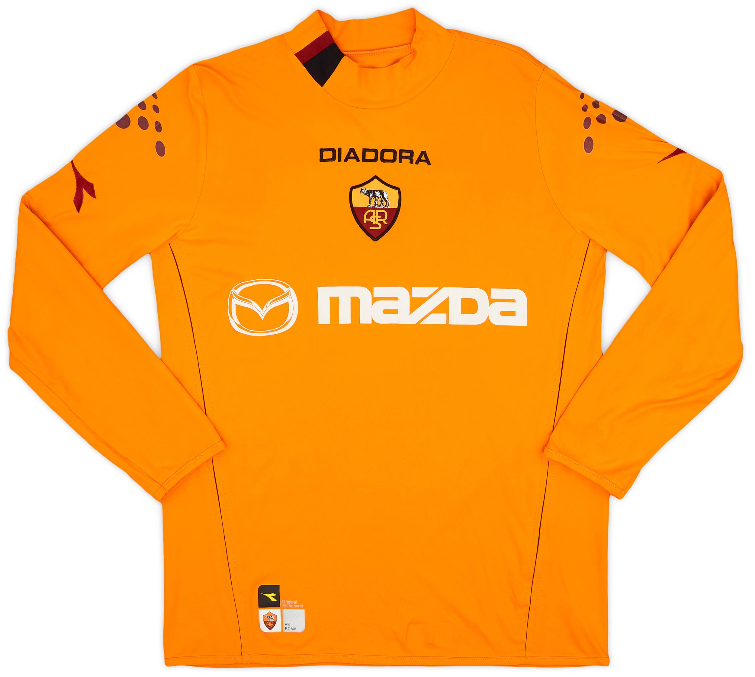2003-04 Roma Third L/S Shirt Totti #10 - 8/10 - (M)