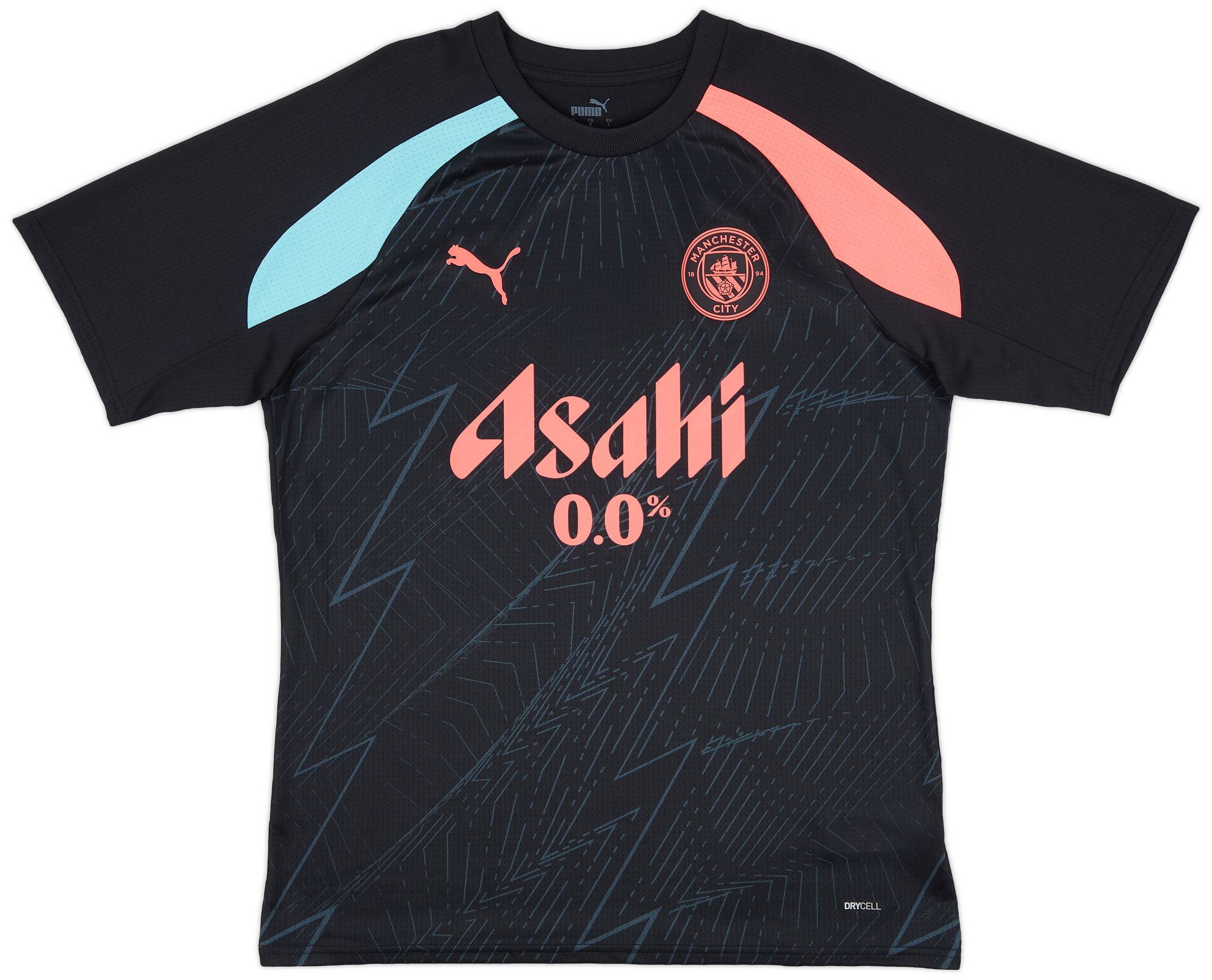 マンチェスターシティ 選手支給品 Pre-Match Shirt Lオレンジ