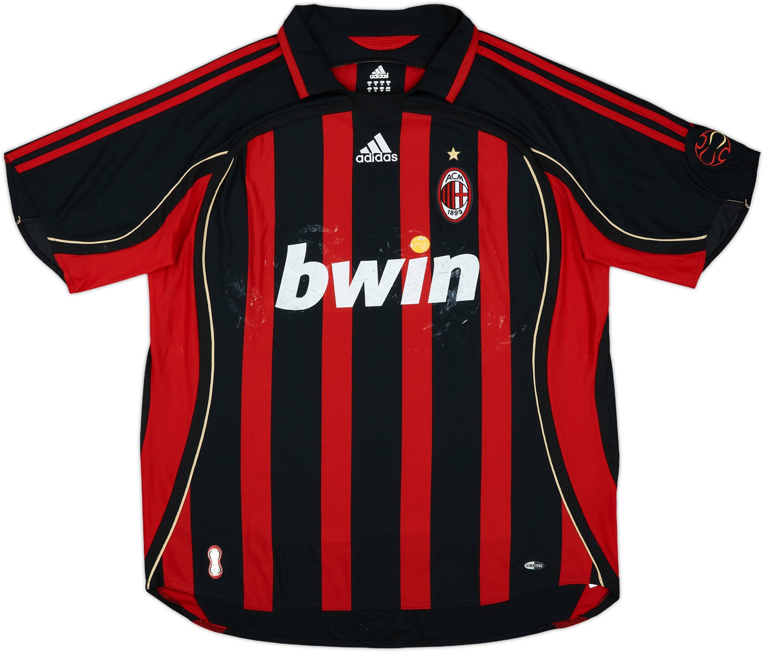 2006-07 AC Milan Home Shirt Gattuso #8 - 4/10 - (XL)