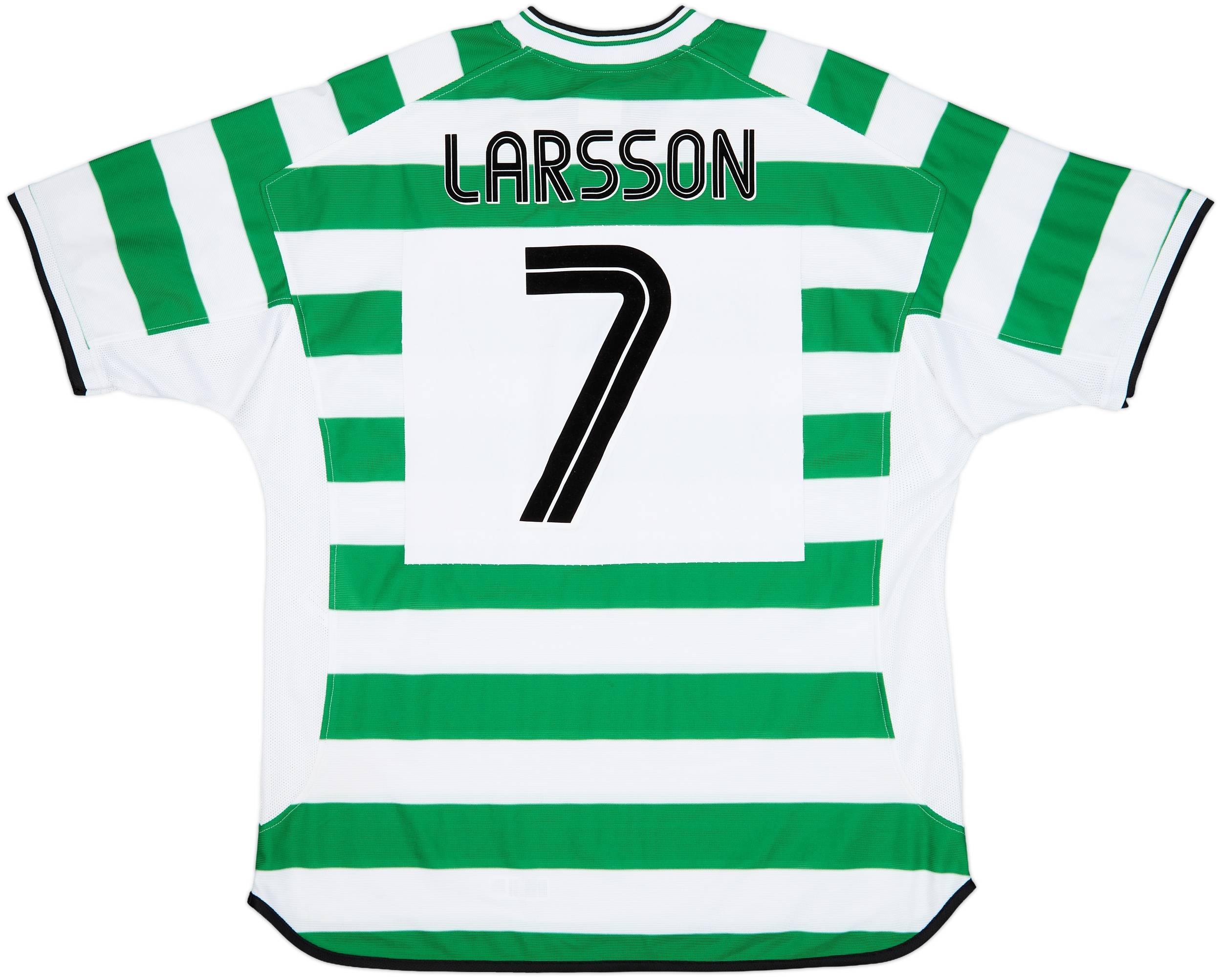 新入荷 Larsson Shirt Home Celtic 2001-03 #7 (XXL) - 8/10 - ウェア