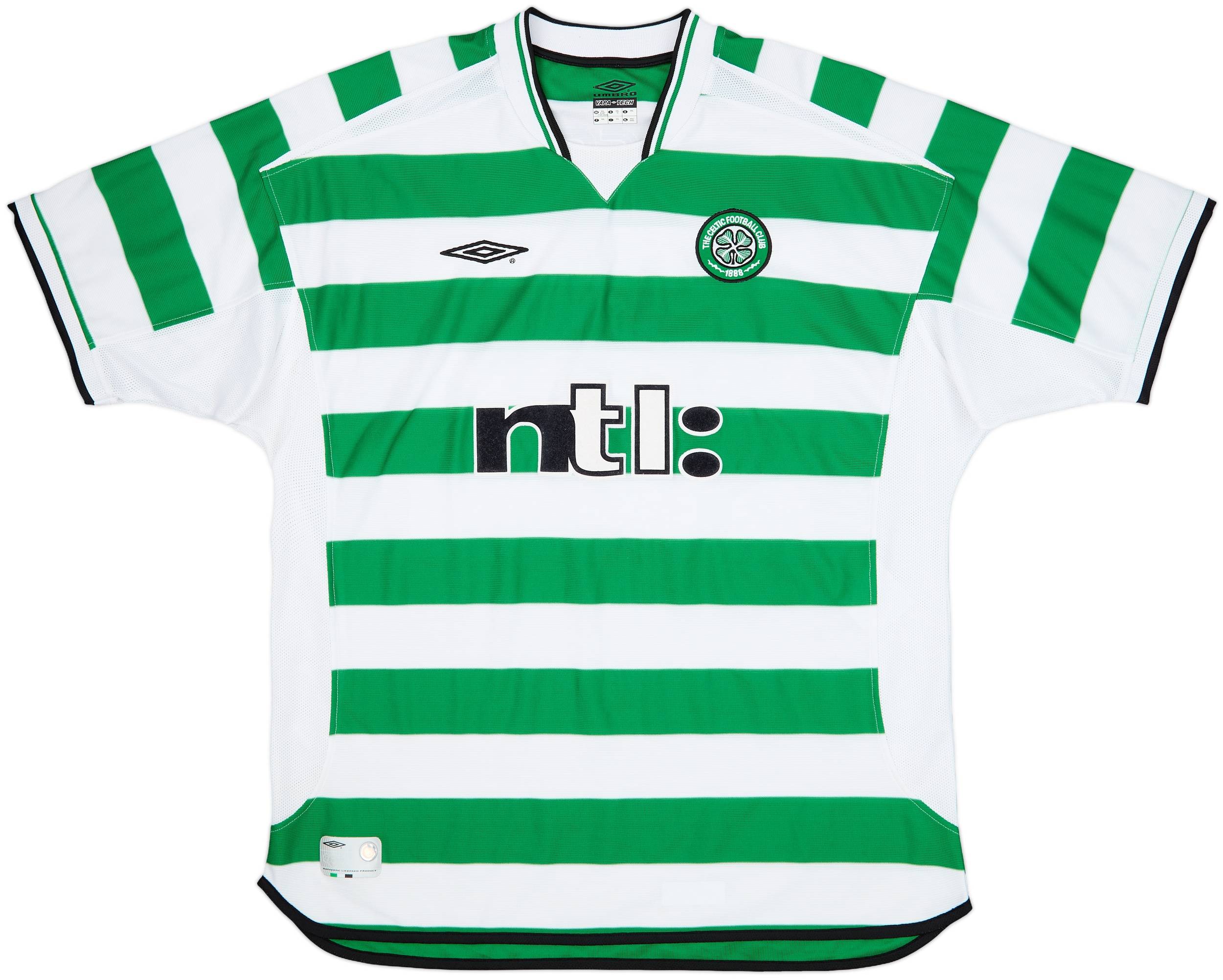 Vintage Larsson #7 Celtic FC Home kit Jersey Shirt size L | eBay