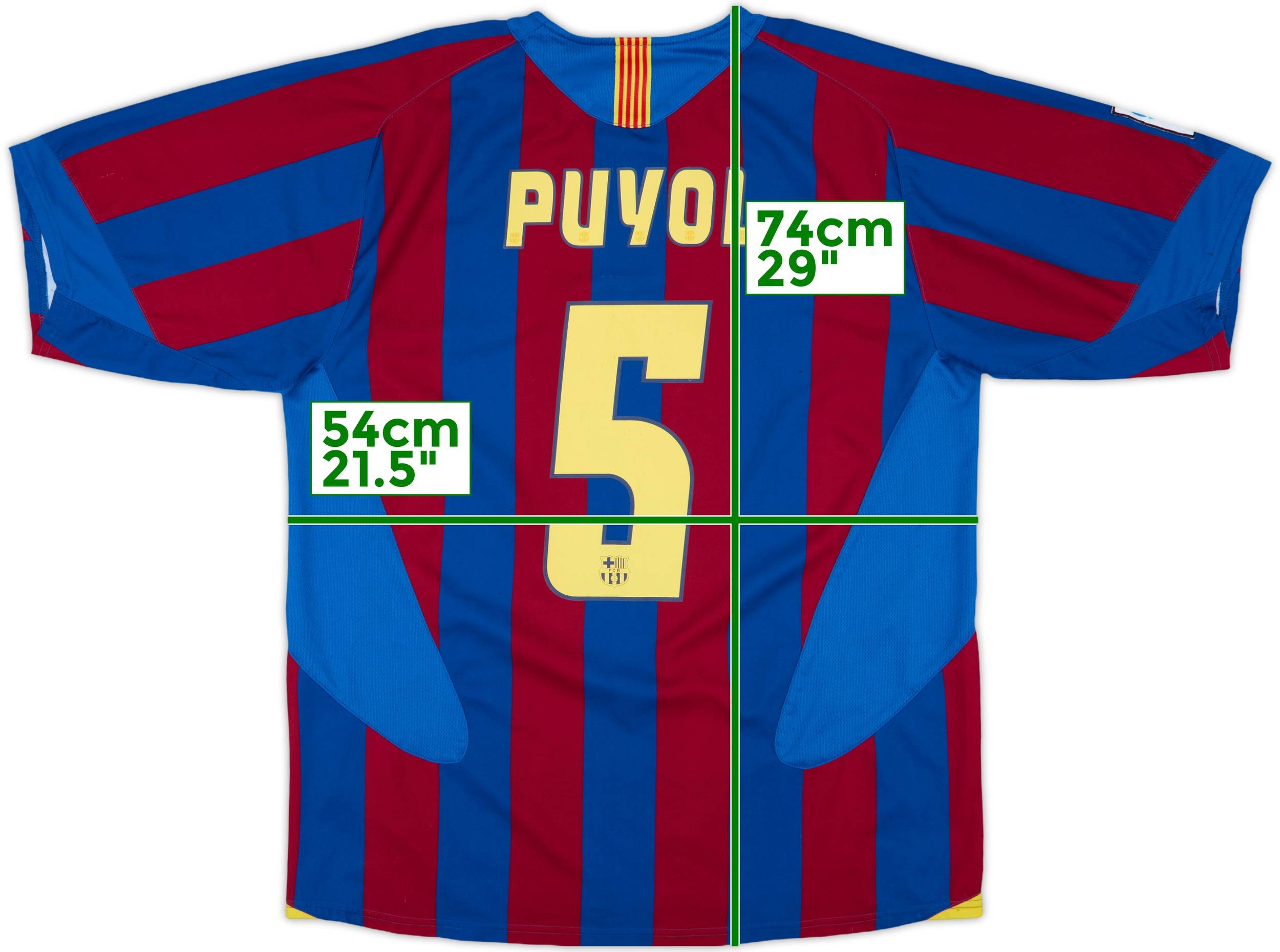 ホット商品 2005-06 Barcelona (L) - 8/10 - #5 Puyol Shirt Home ウェア