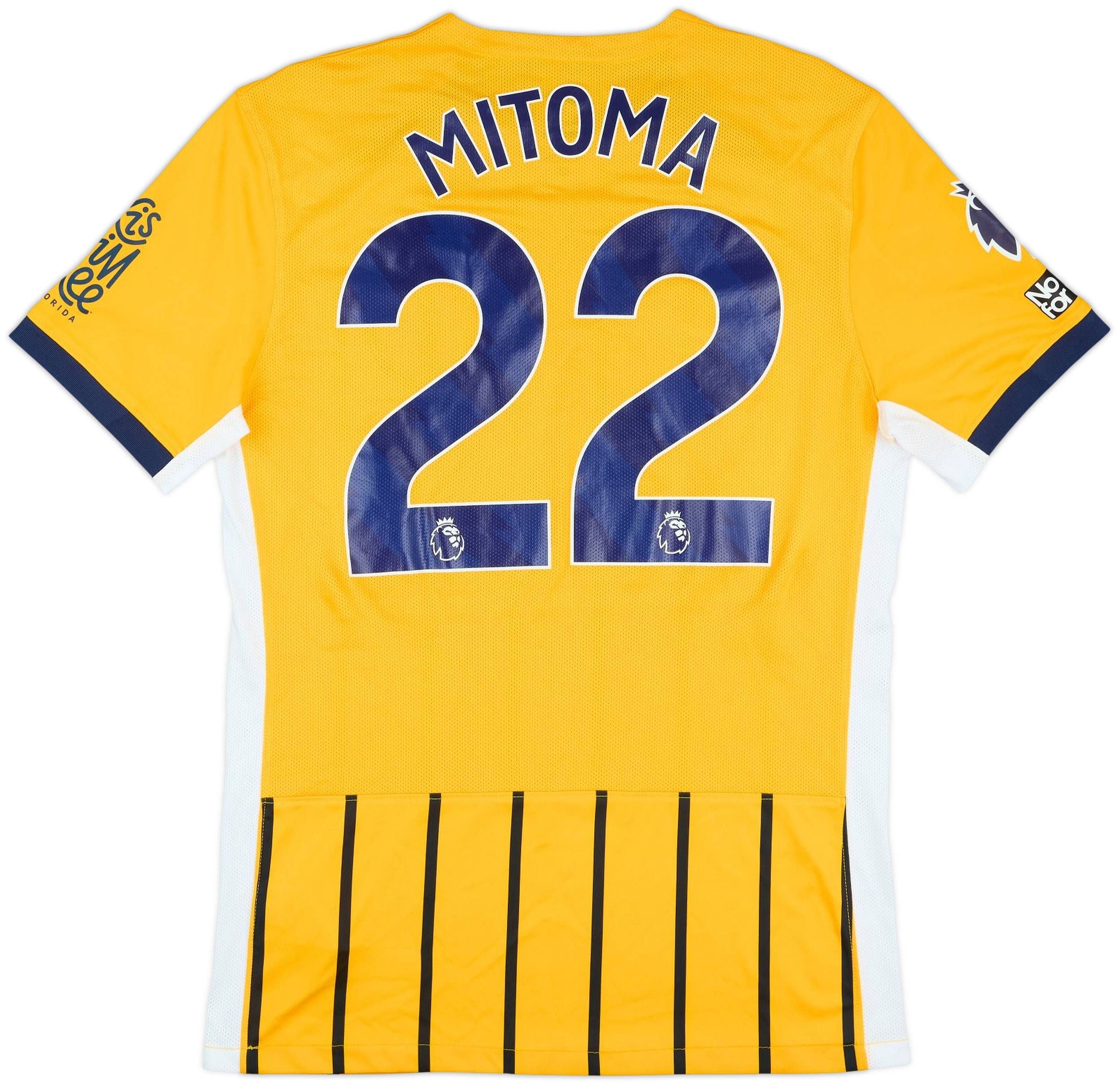 2024-25 Brighton Match Issue Away Shirt Mitoma #22