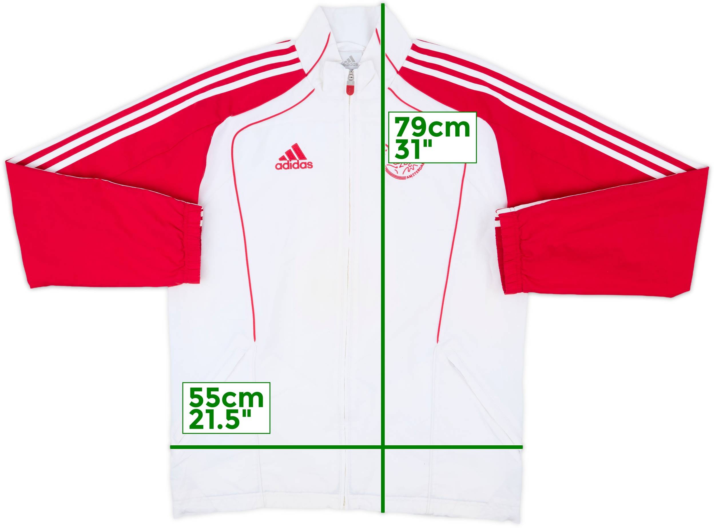 【初回限定】 2011-12 Ajax (M) - 8/10 - Jacket Track adidas ウェア