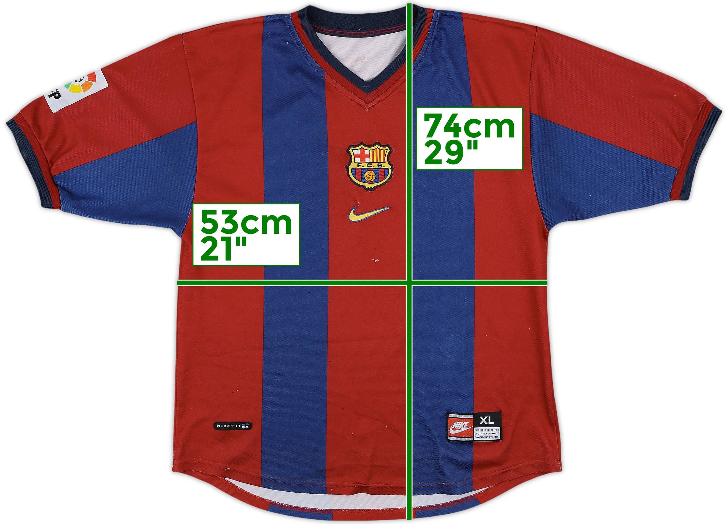 クリスマス特集2025 1998-00 Barcelona Home Shirt - 8/10 - (XL.Boys) ウェア