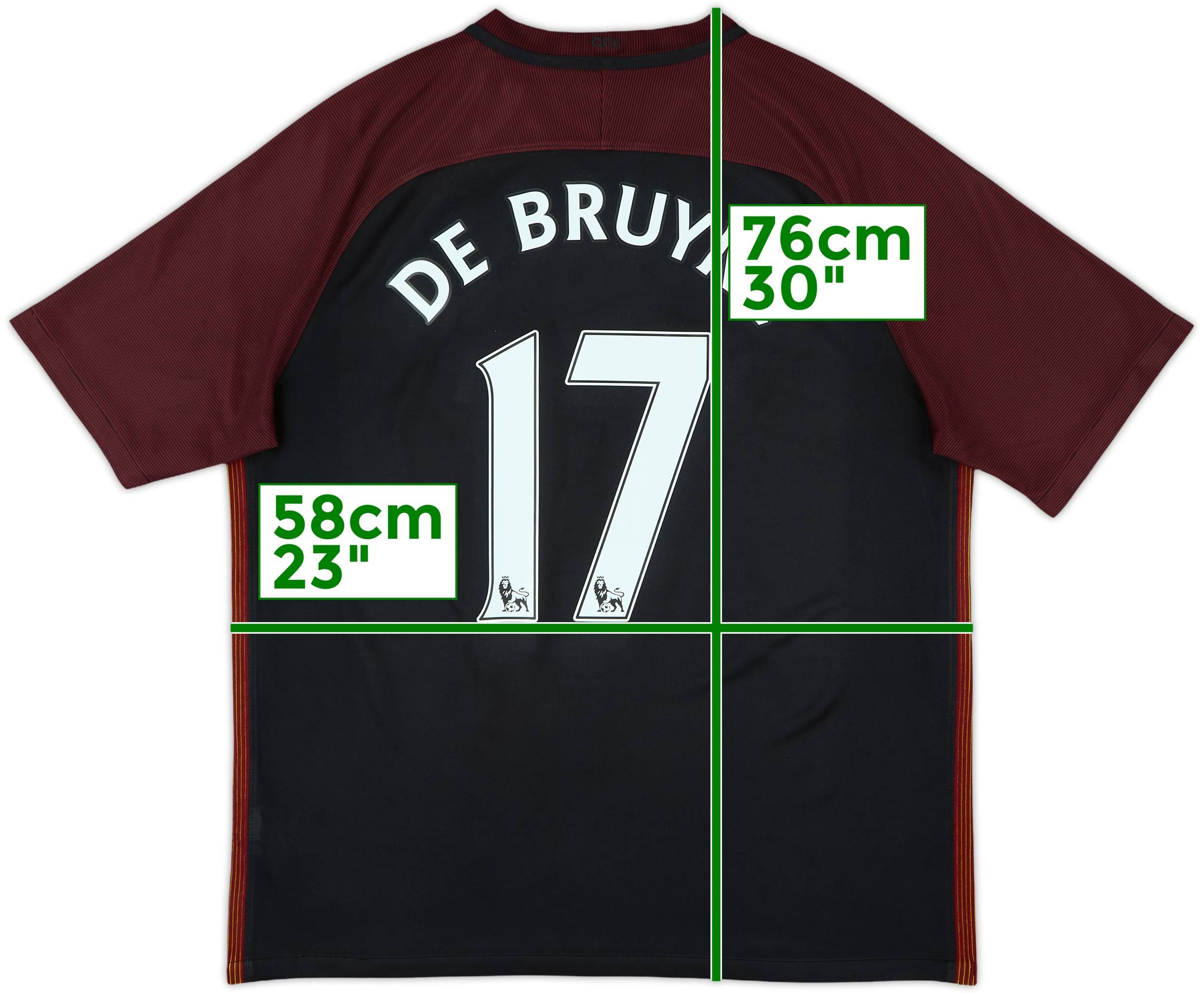 2023-24 Manchester City Home Shirt De Bruyne #17 - 10/10 - (XL)