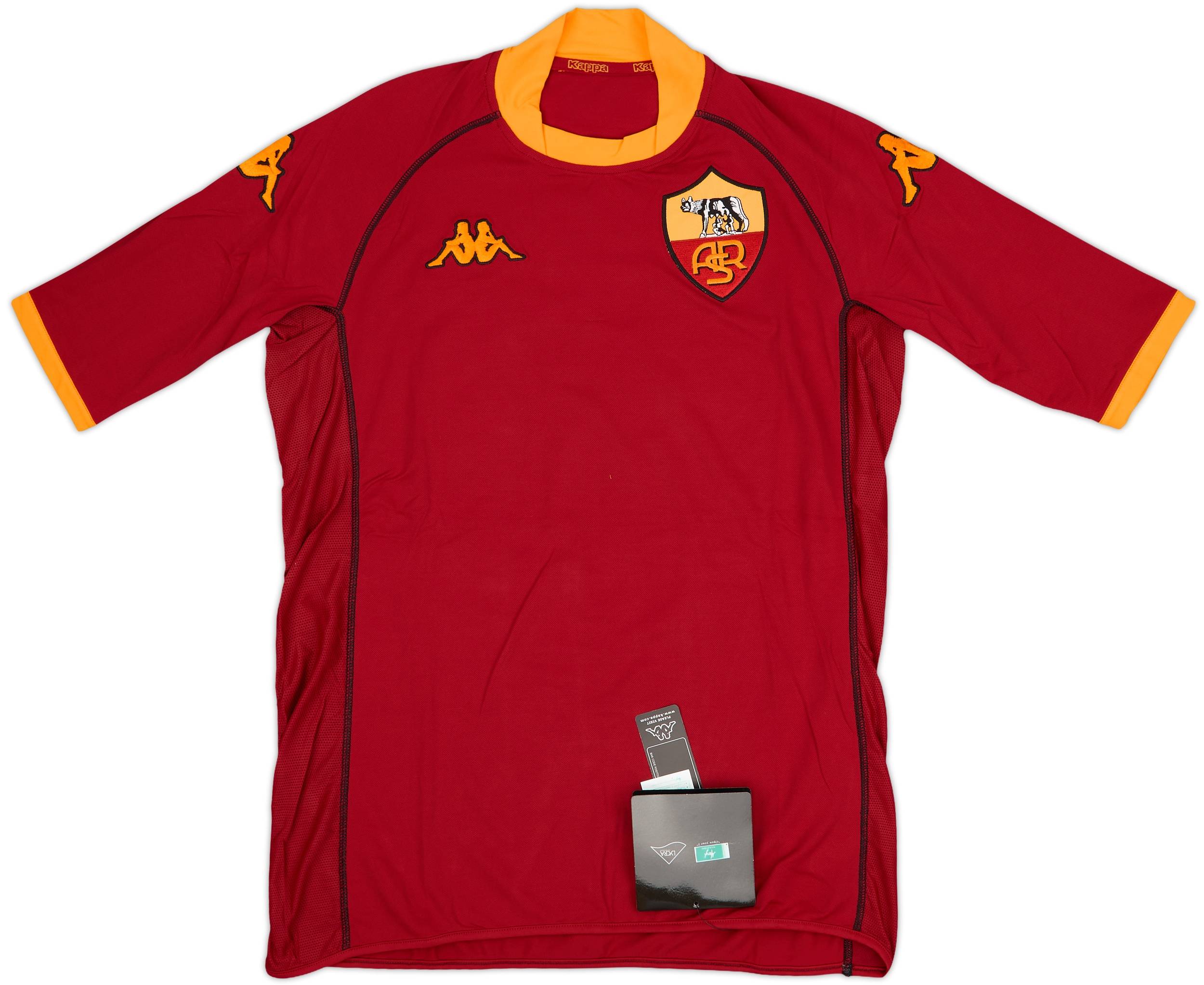 2001-02 Roma Third L/S Shirt Totti #10 - 5/10 - (M)