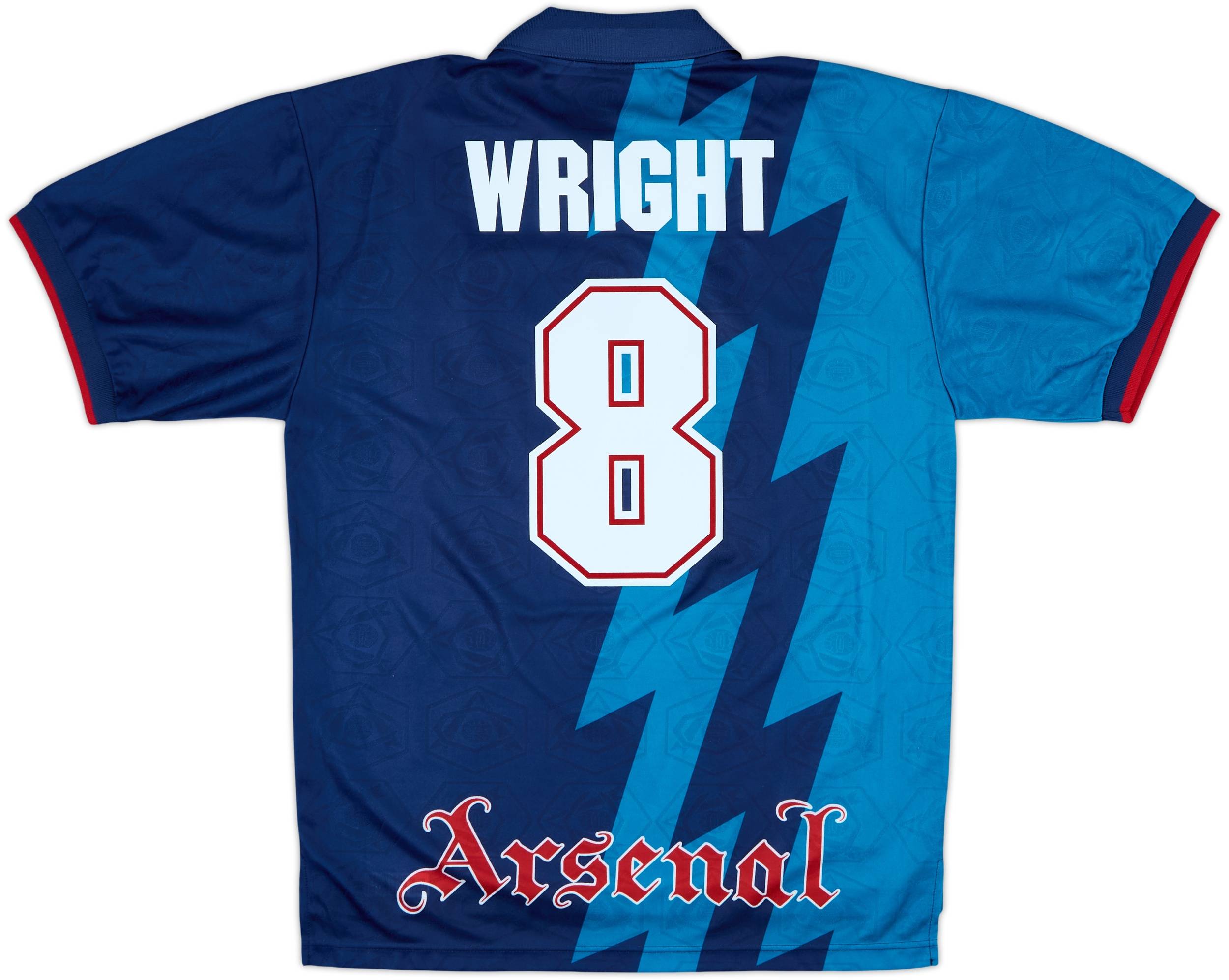 Arsenal FC 95～96 away kit 1995-96 Arsenal Away Shirt Wright #8 - 8/10 - (L)