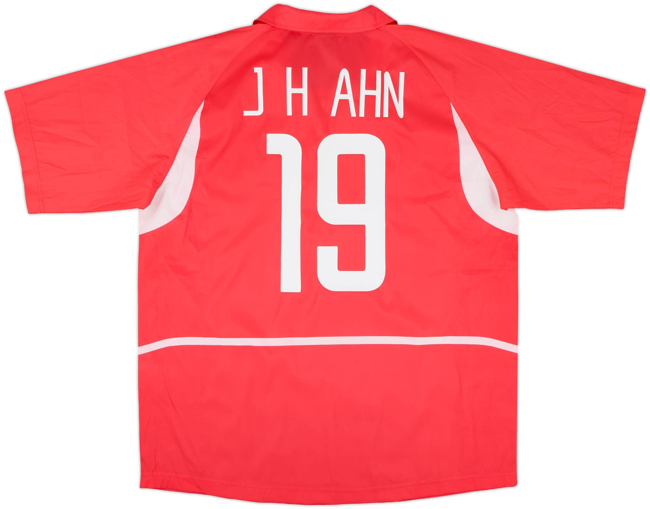 2002-03 South Korea Home Shirt J.H.Ahn #19 - 8/10 - (XL)