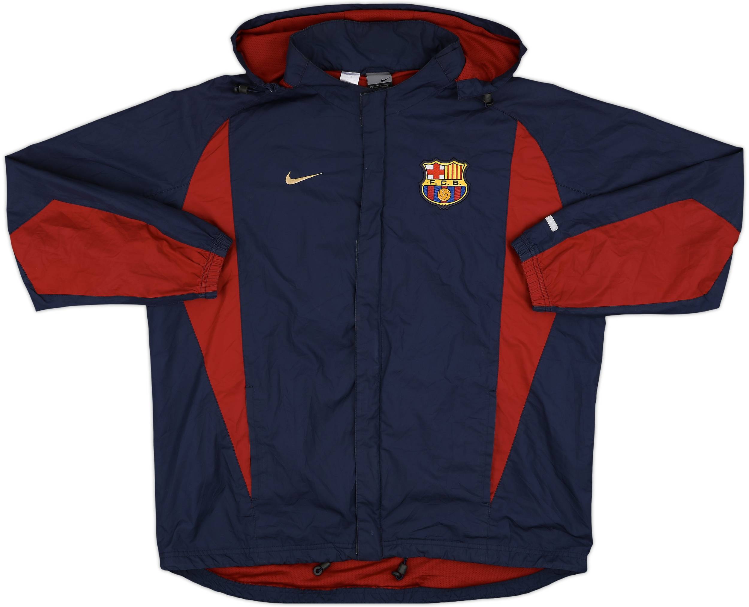 バイヤー厳選用品 2003-04 (L) - 8/10 - Jacket Rain Hooded Nike Barcelona ウェア