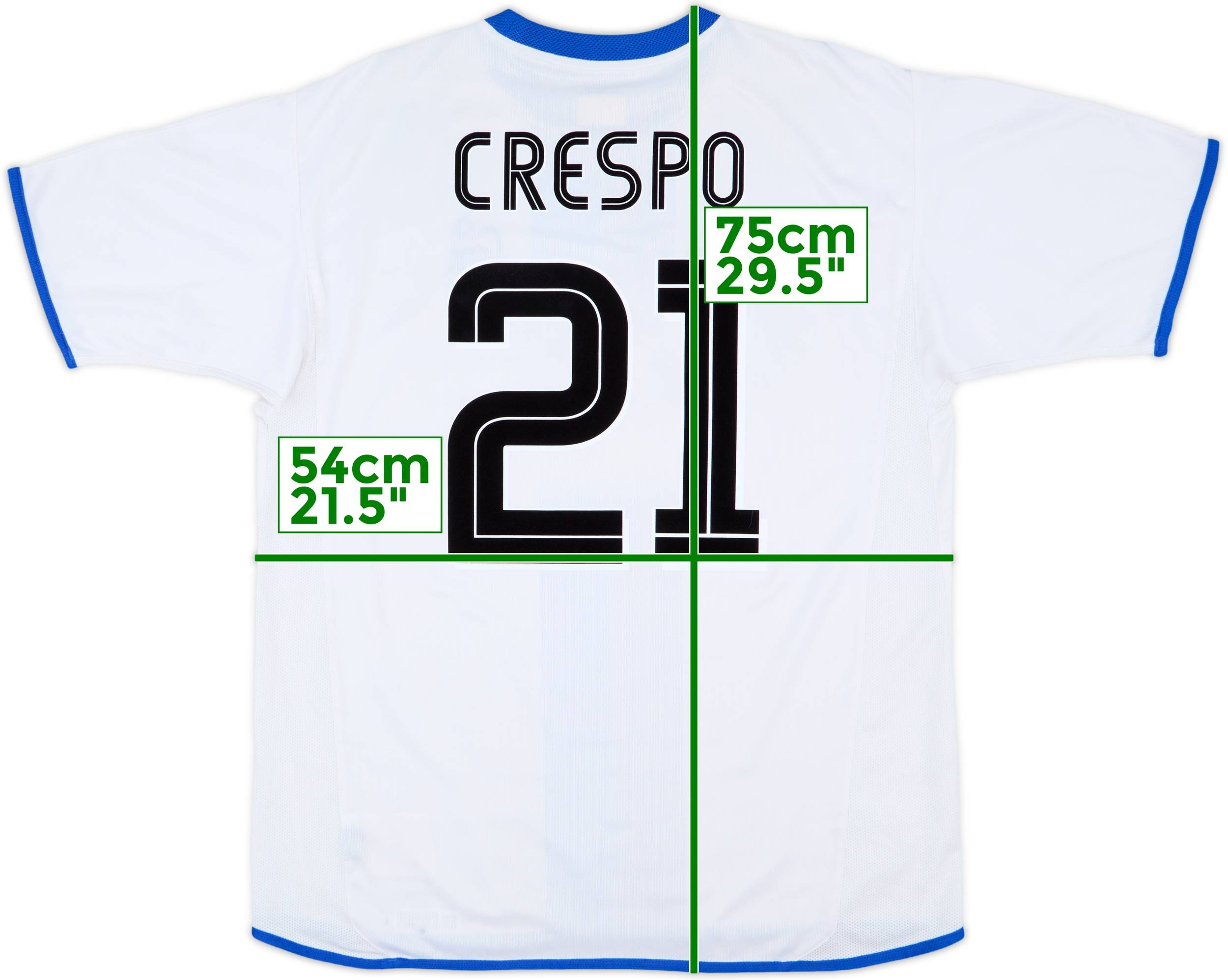 2003-05 Chelsea Away Shirt Crespo #21 - 6/10 - (L)