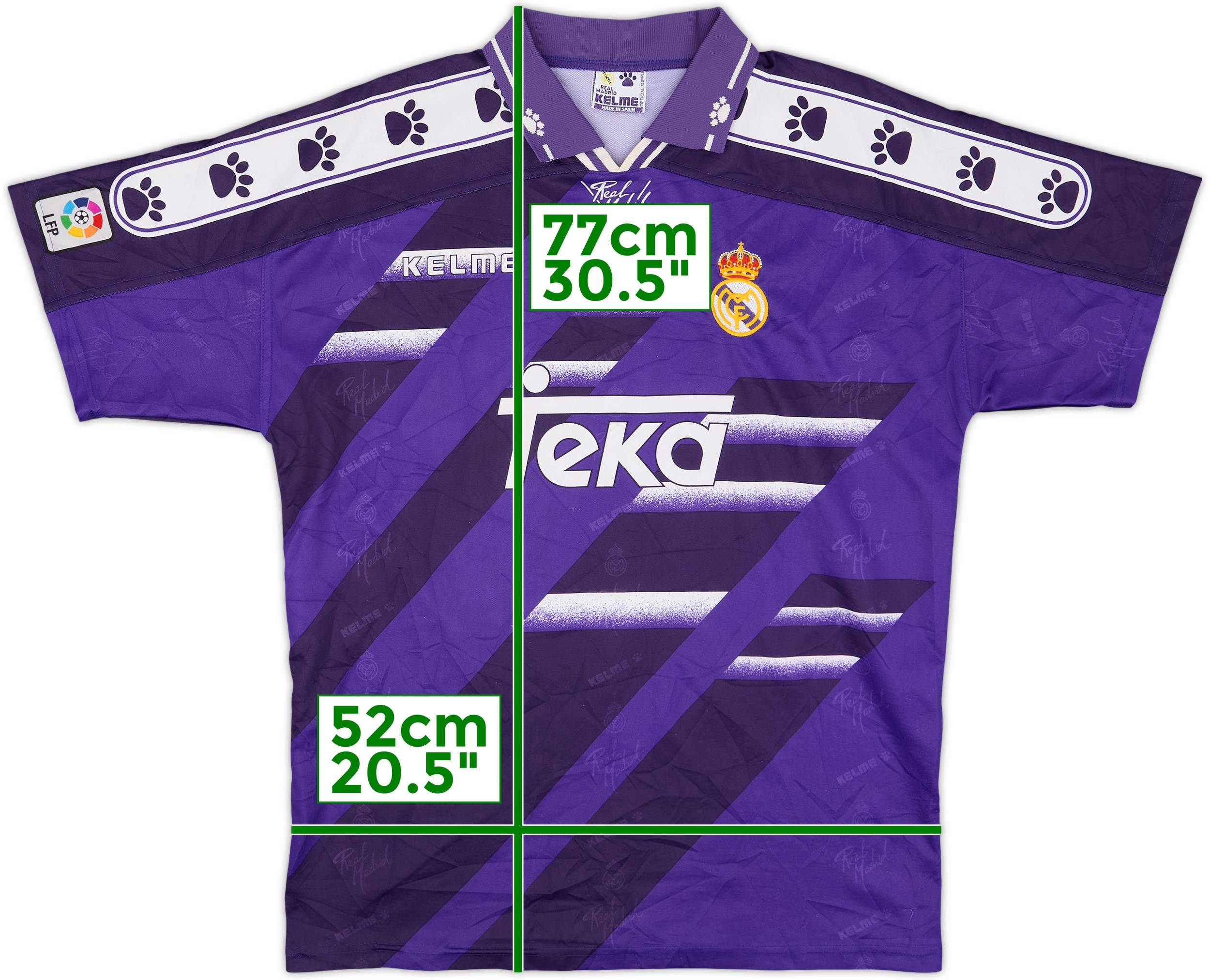 1994-96 Real Madrid Away Shirt - 8/10 - (L)