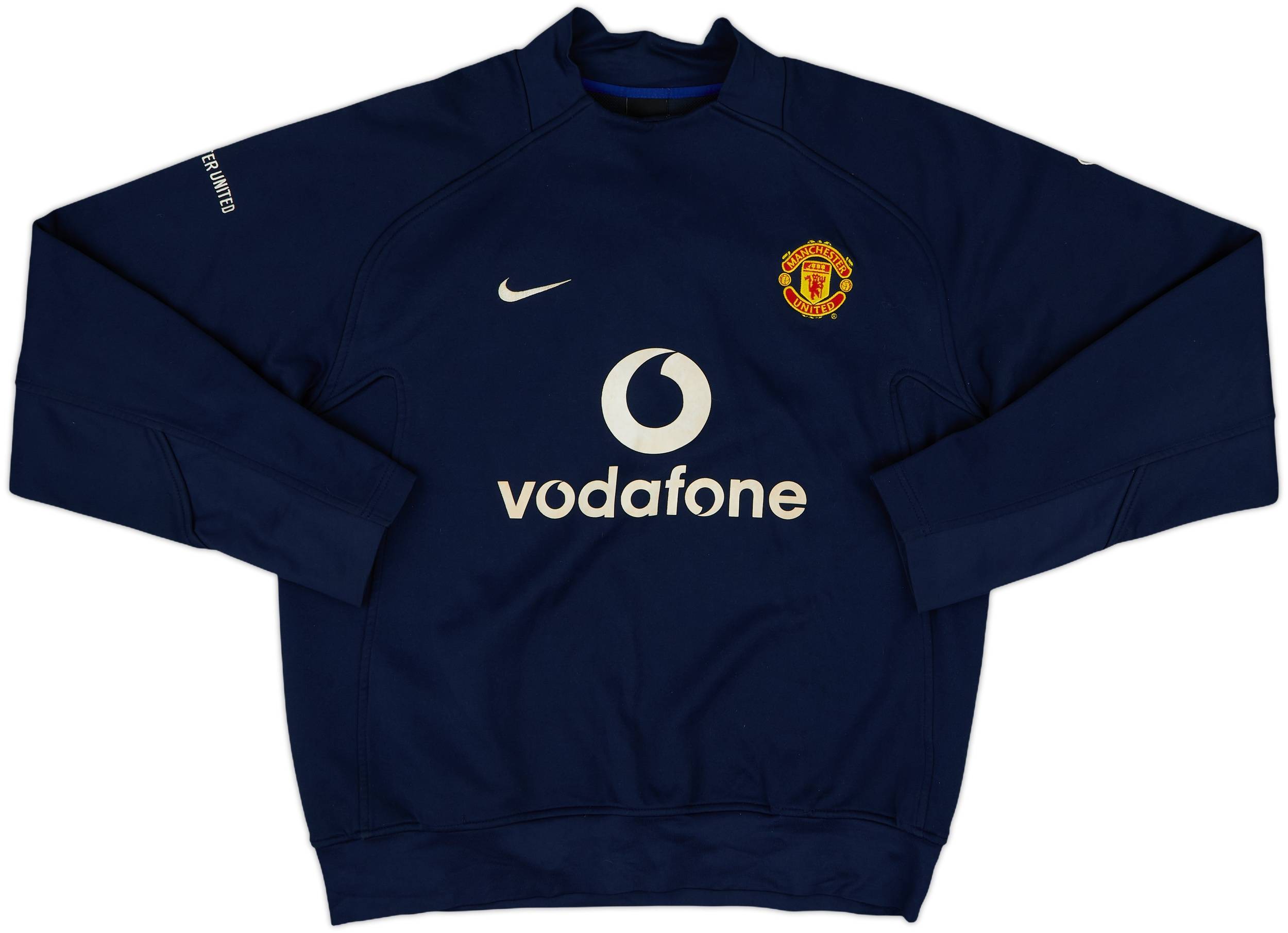 2002-03 Manchester United Nike Reversible 1/4 Zip Drill Top