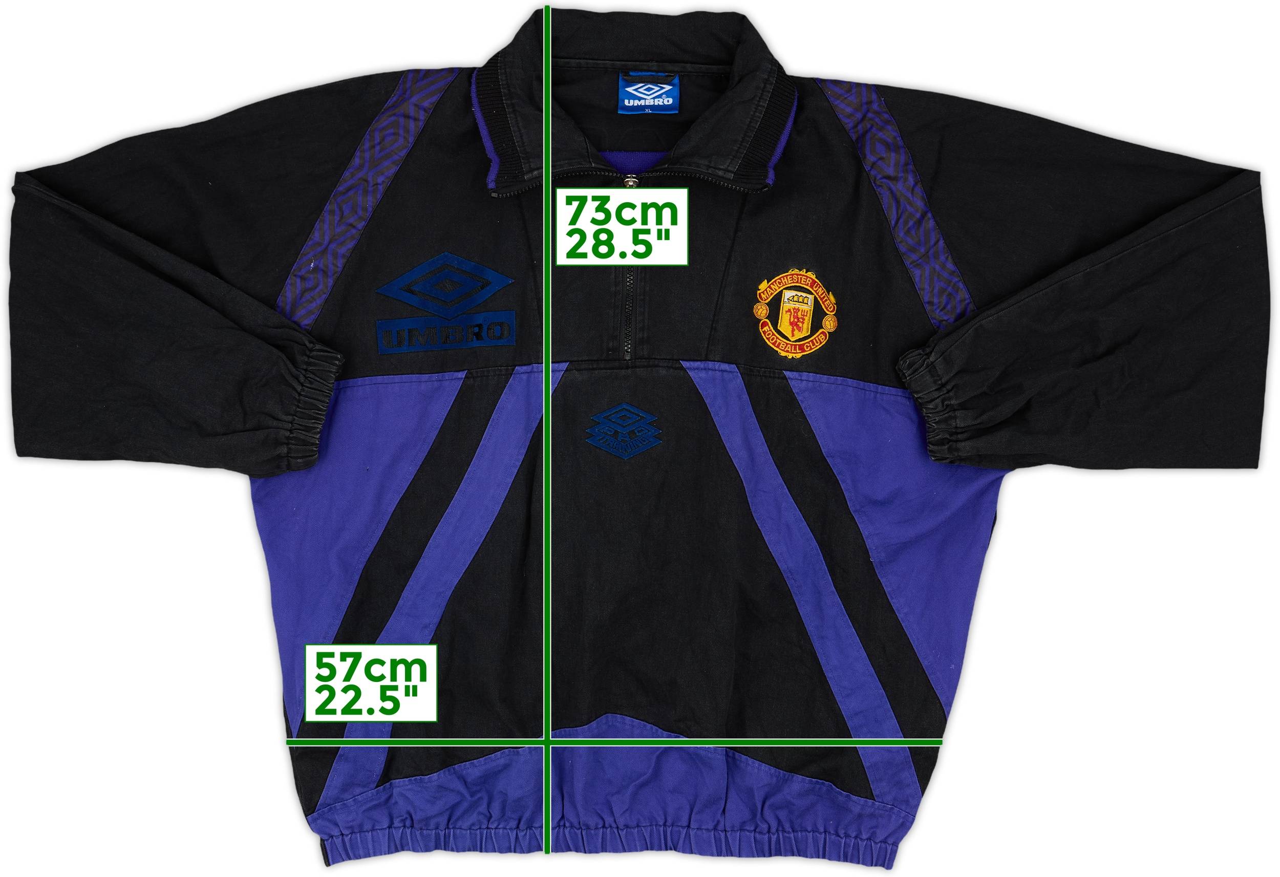 【SALE／55%OFF】 1995-96 (XL) - 7/10 - Top Drill Umbro United Manchester トップス