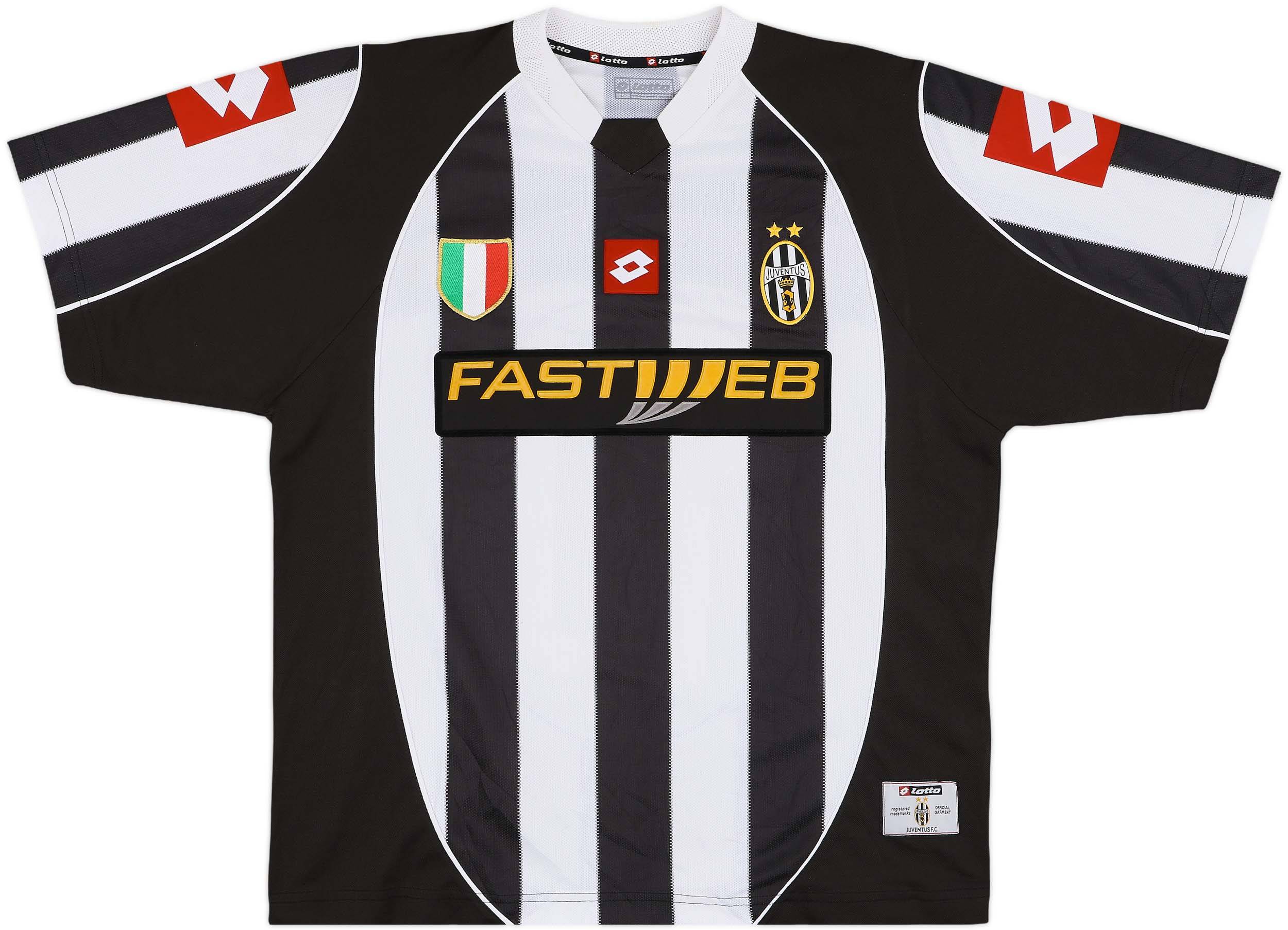 【オープニング大セール】 #10 Piero Del Shirt Home Juventus 2002-03 - (L) - 8/10 ウェア