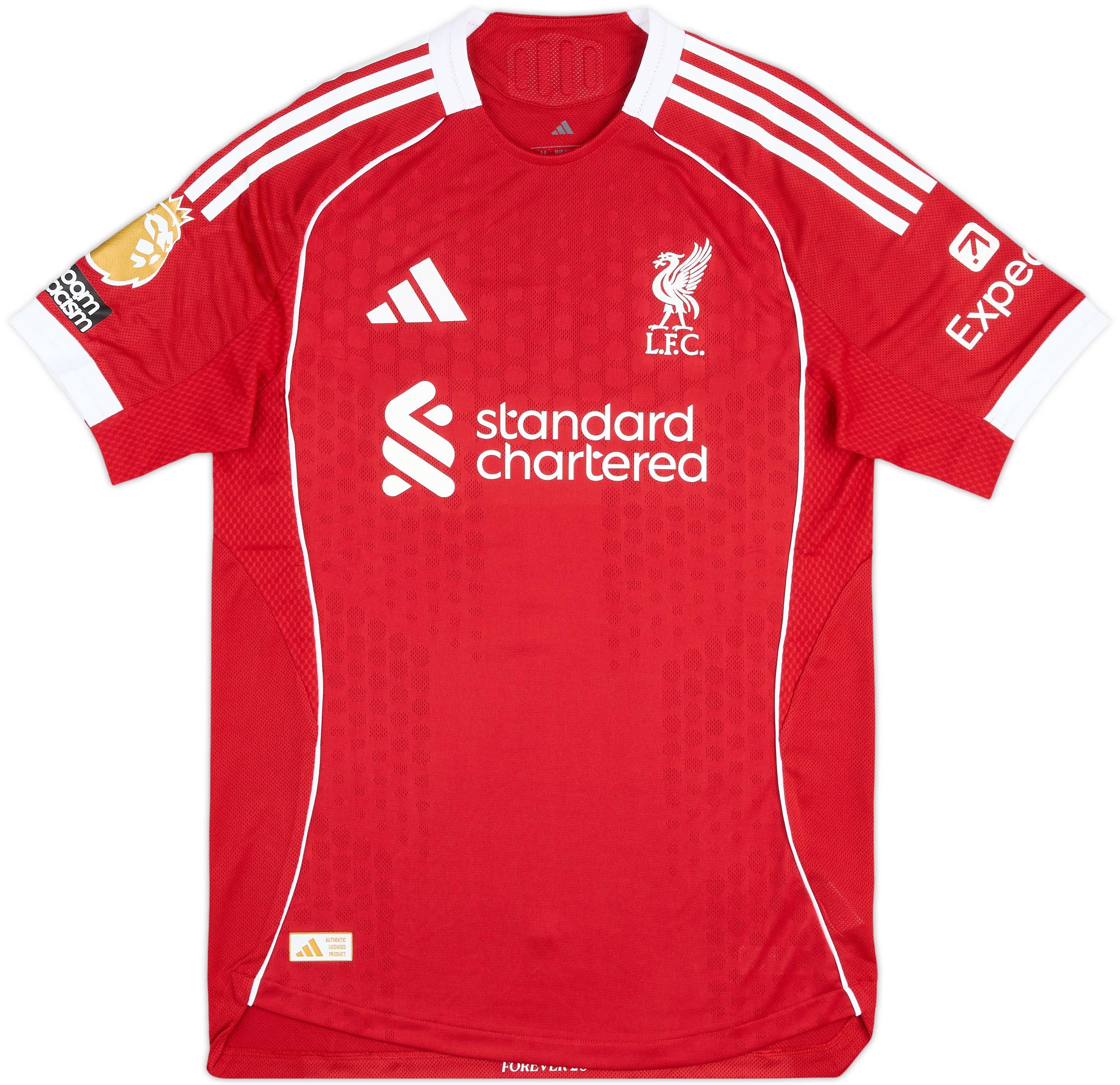2025-26 Liverpool Match Issue Home Shirt Jones #17