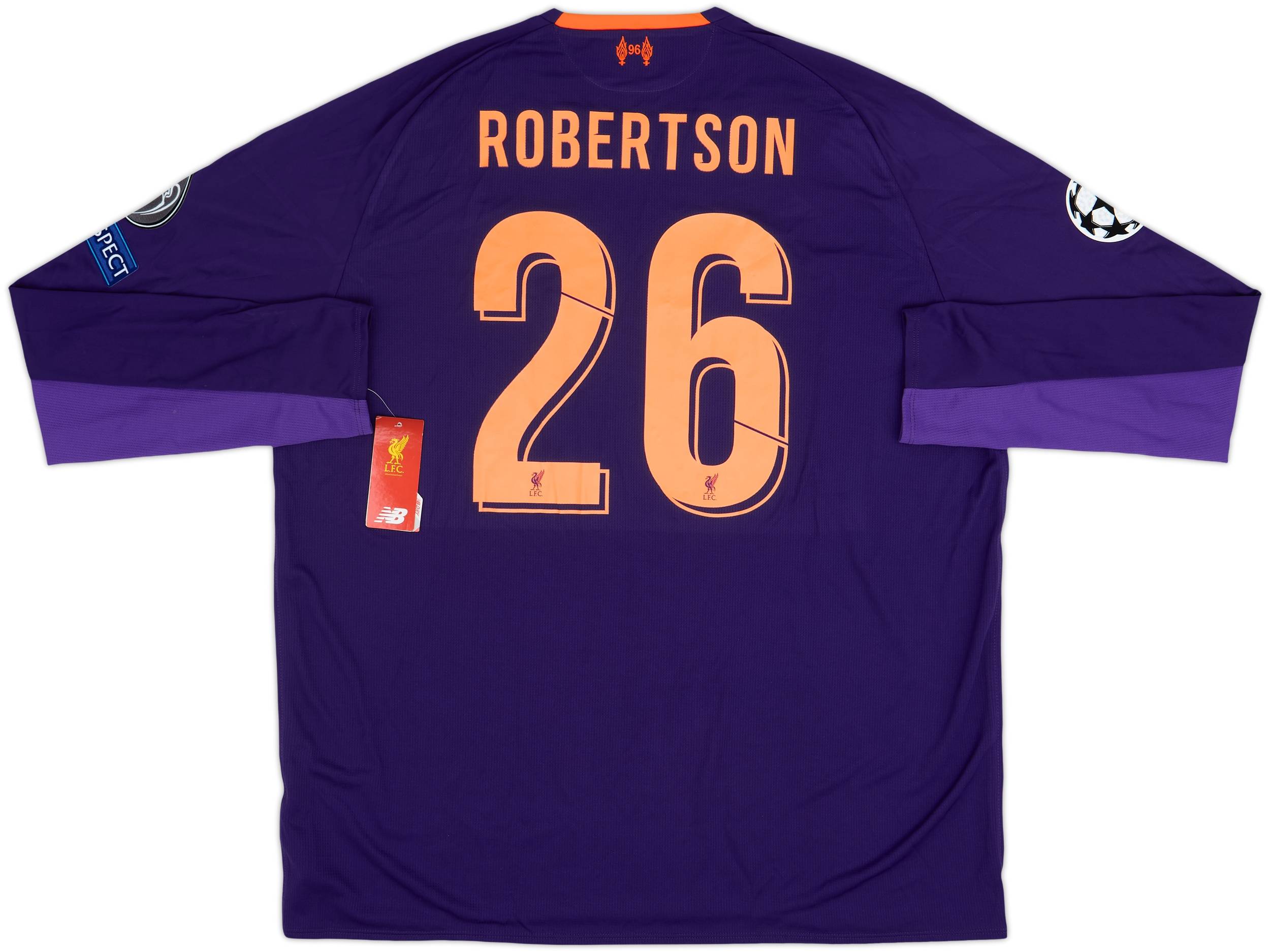 2018-19 Liverpool Away L/S Full Kit Robertson #26 (XXL)