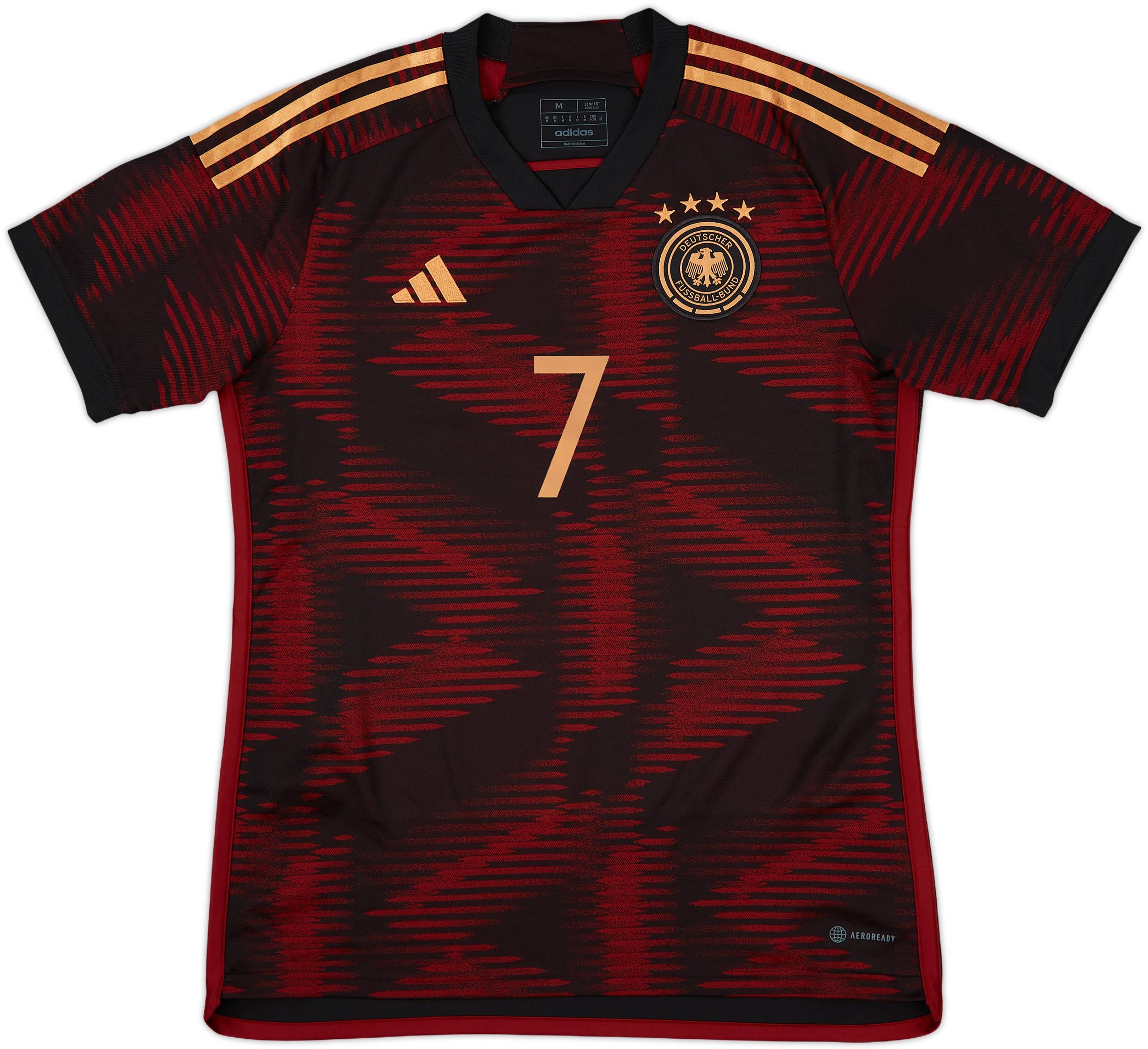 Germany HAVERTZ7 football White サッカーユニ ドイツ代表 24 ホームユニフォームHavertz 7 プリント