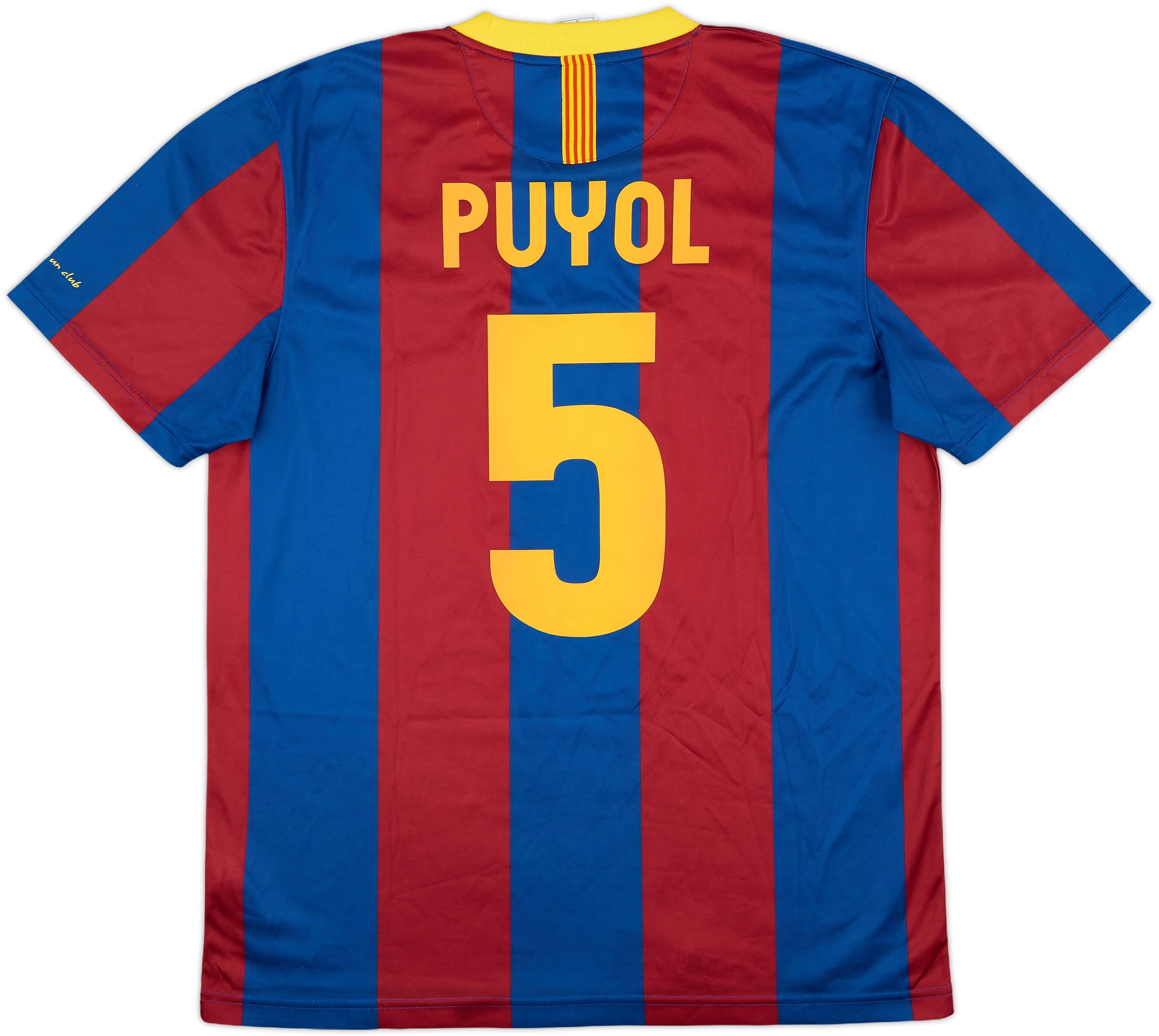 2010-11 Barcelona FC Home Womans S/S No.5 PUYOL 2011 UEFA