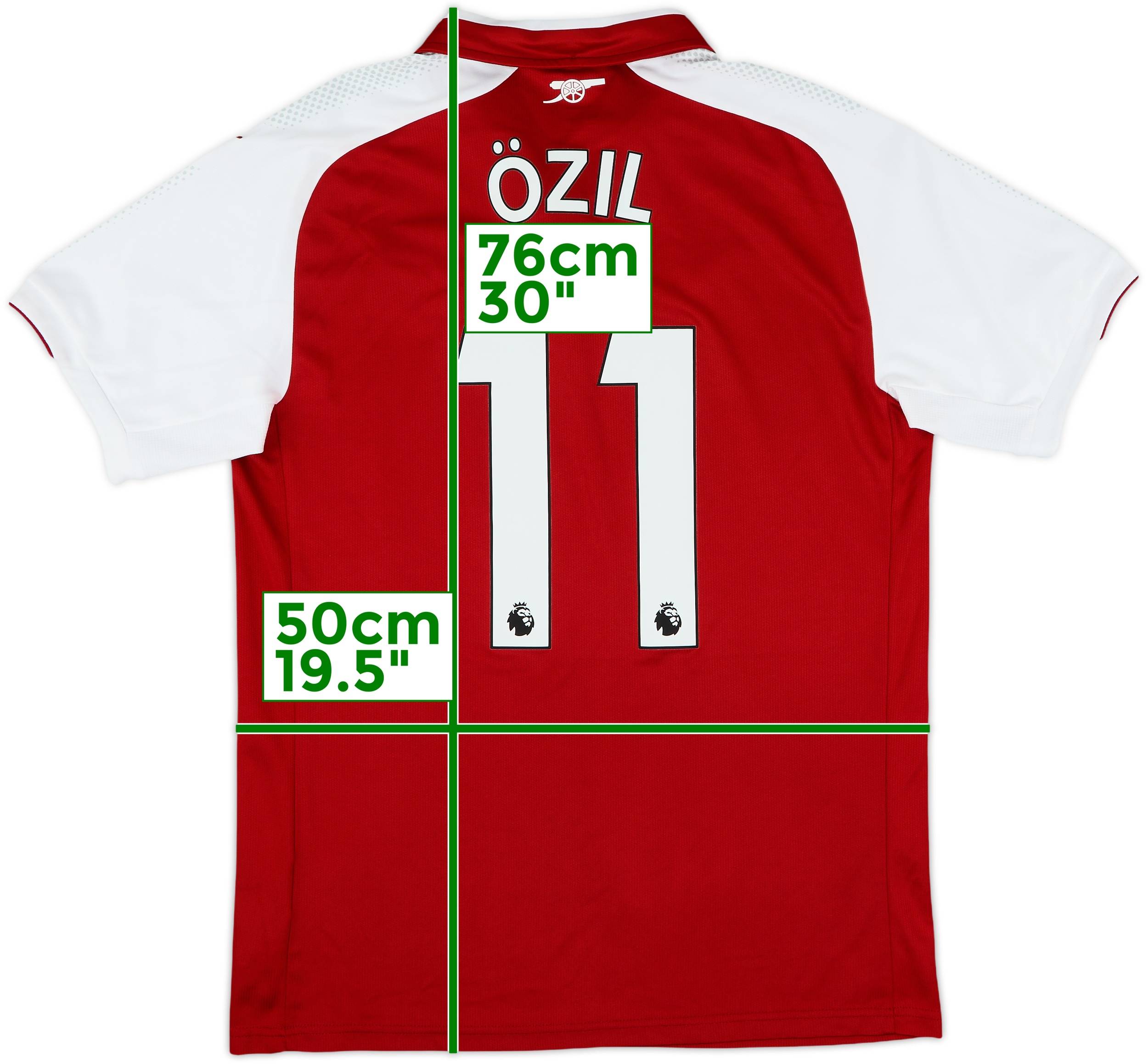 Mesut Ozil #11 Jersey Arsenal FC Football Shirt Nike M