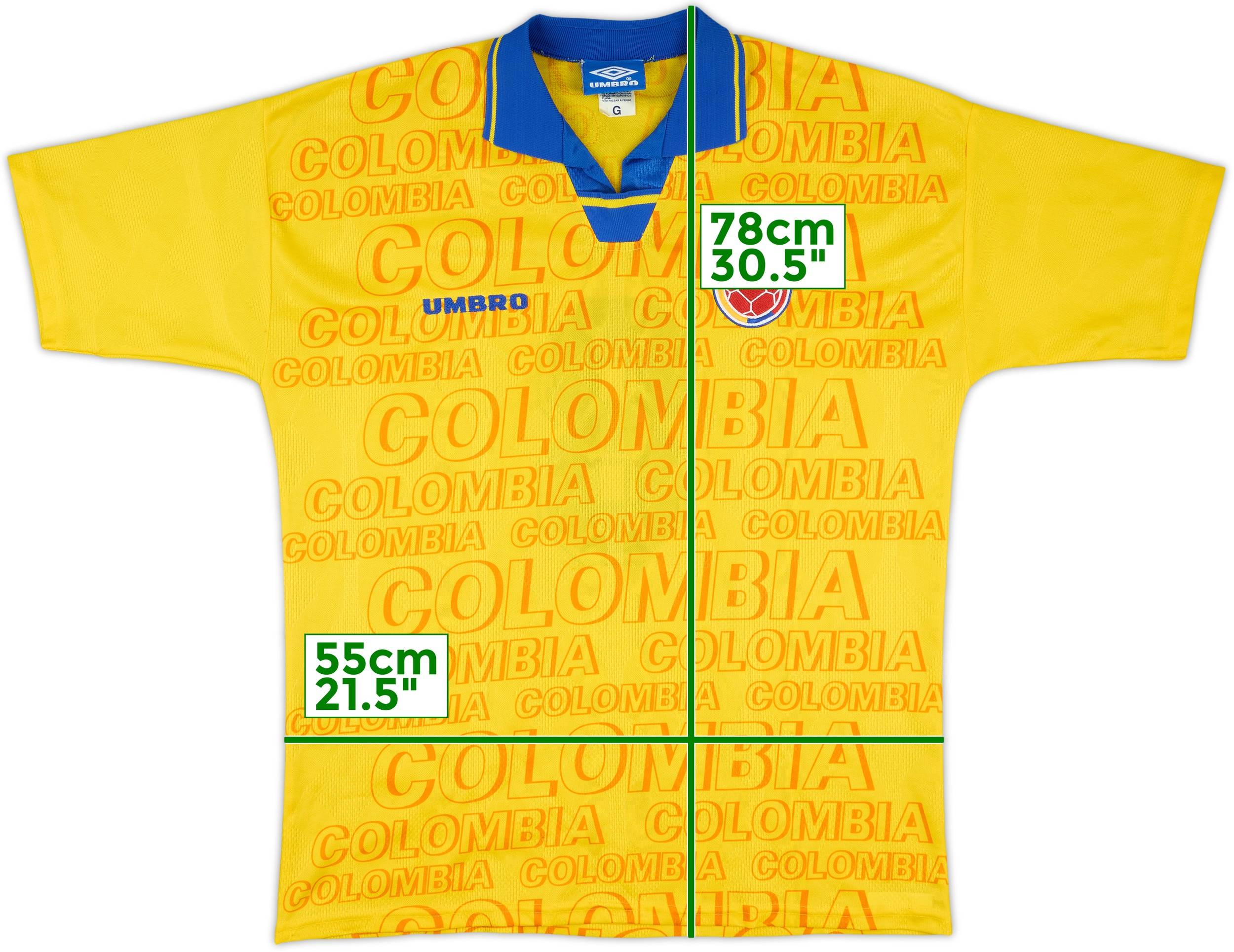 1995-96 Colombia Away Shirt (M)