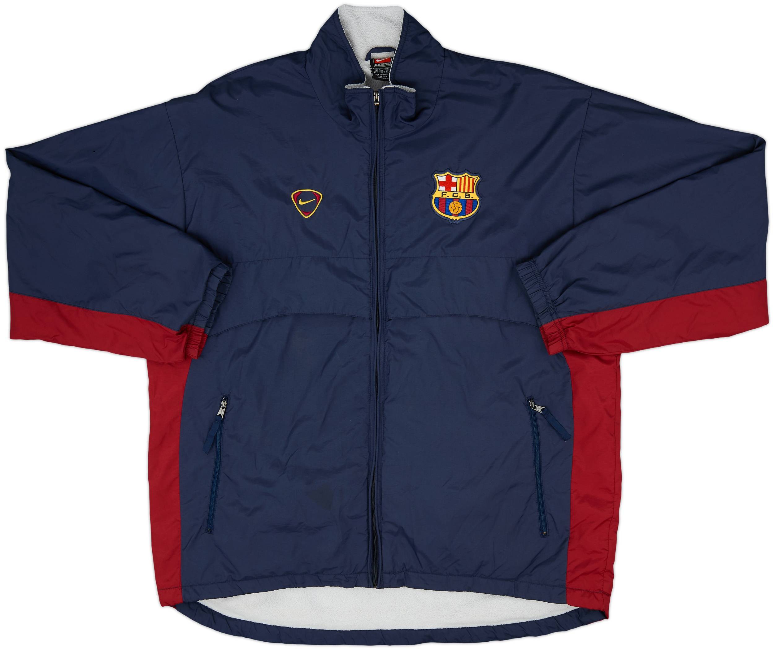 2000-02 Barcelona Nike Padded Bench Coat - 7/10 - (L)