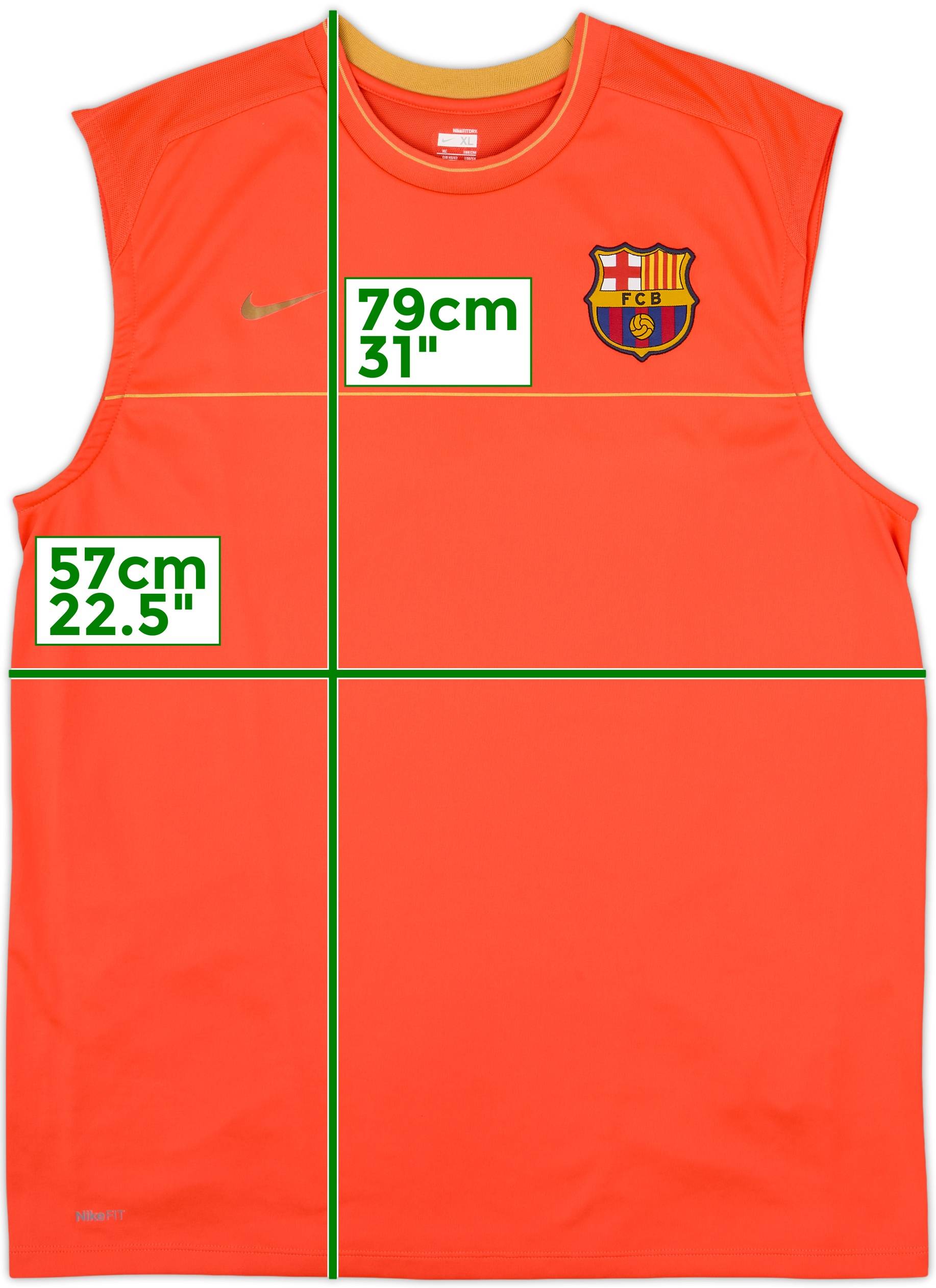 2008-09 Barcelona Nike Training Vest - 10/10 - (XL)
