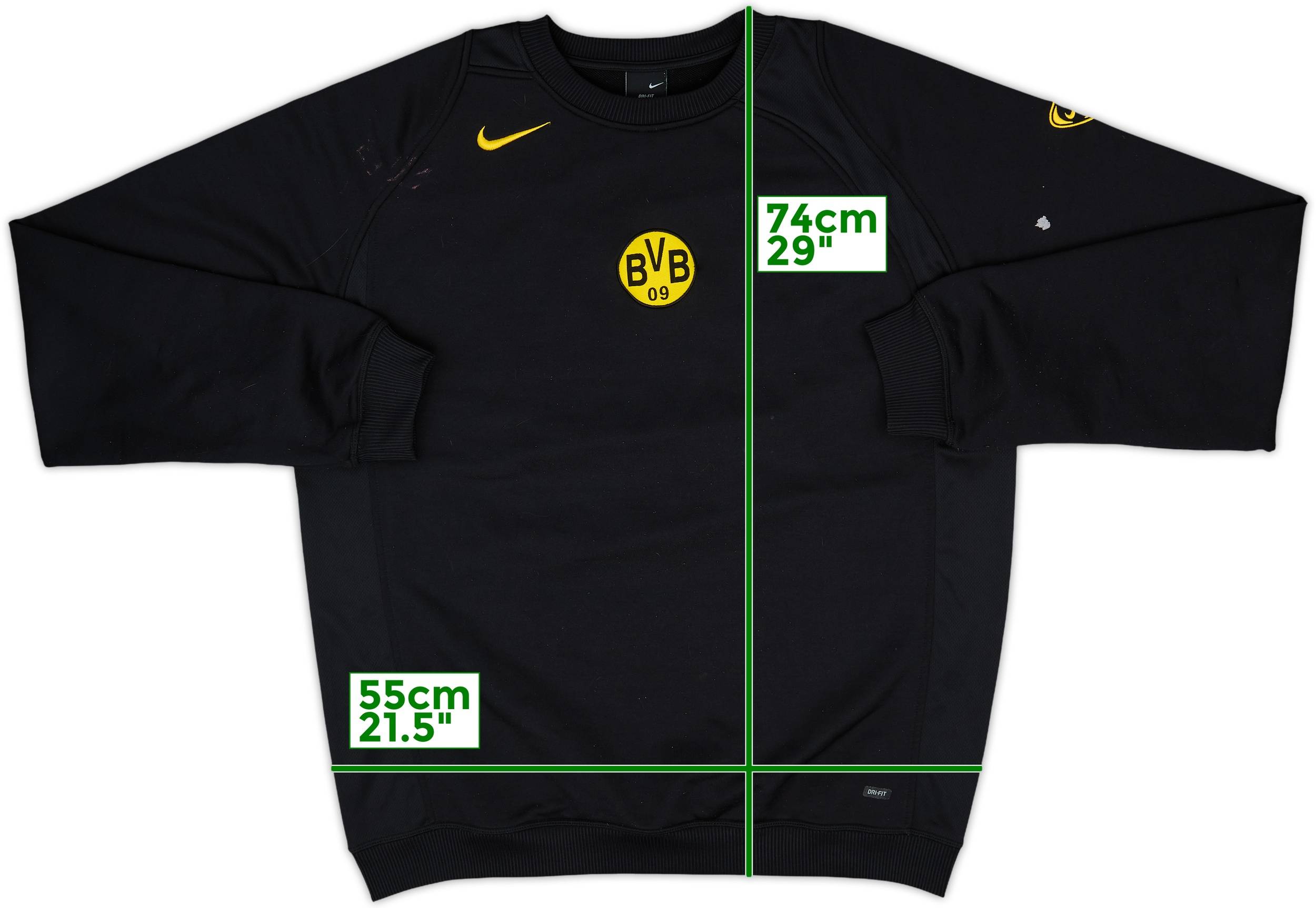 激安正規  2004-05 Borussia (L) - 6/10 - Top Sweat Nike Dortmund ウェア