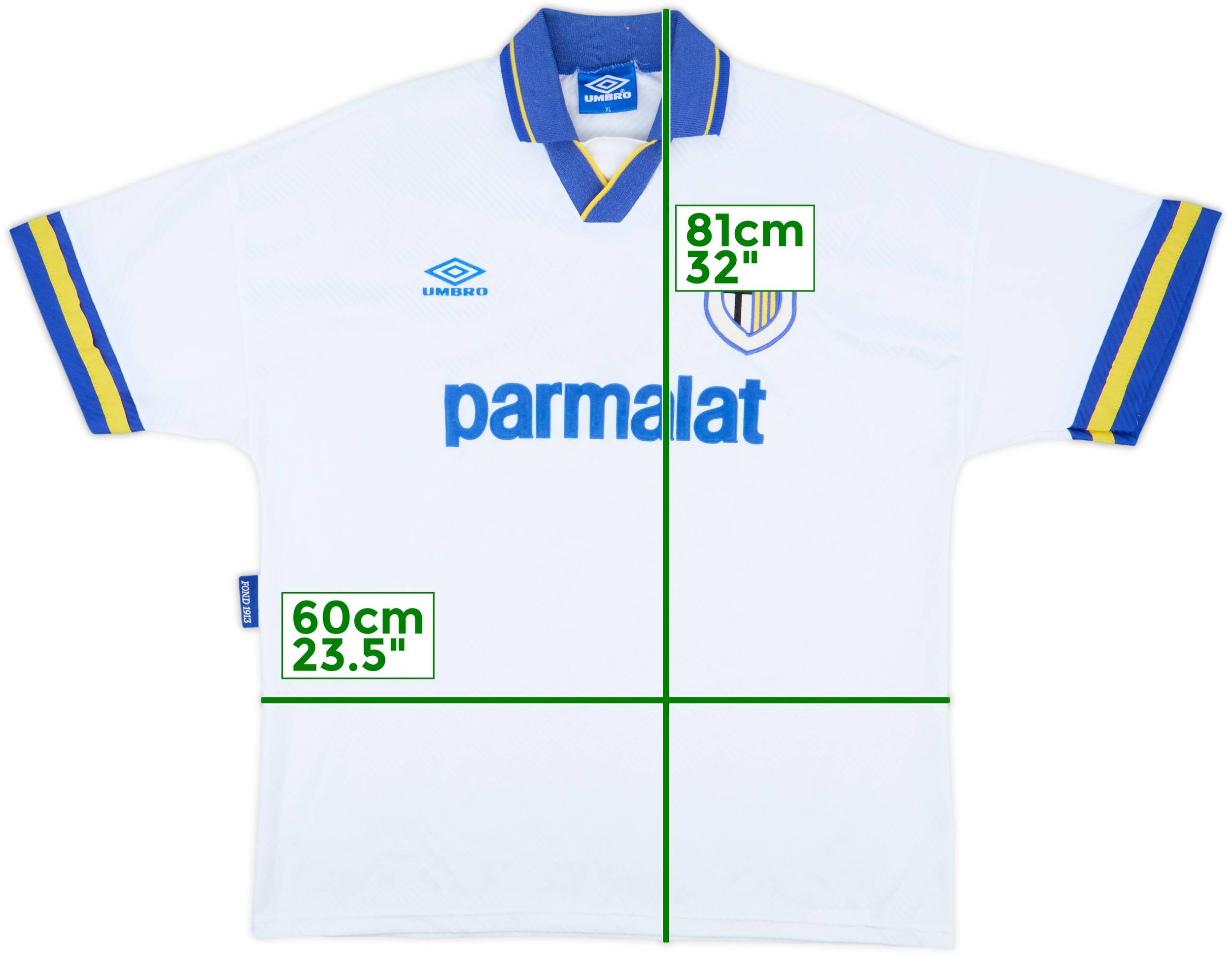 特別セーフ 1993-95 Parma Home Shirt - 8/10 - (XL) ウェア