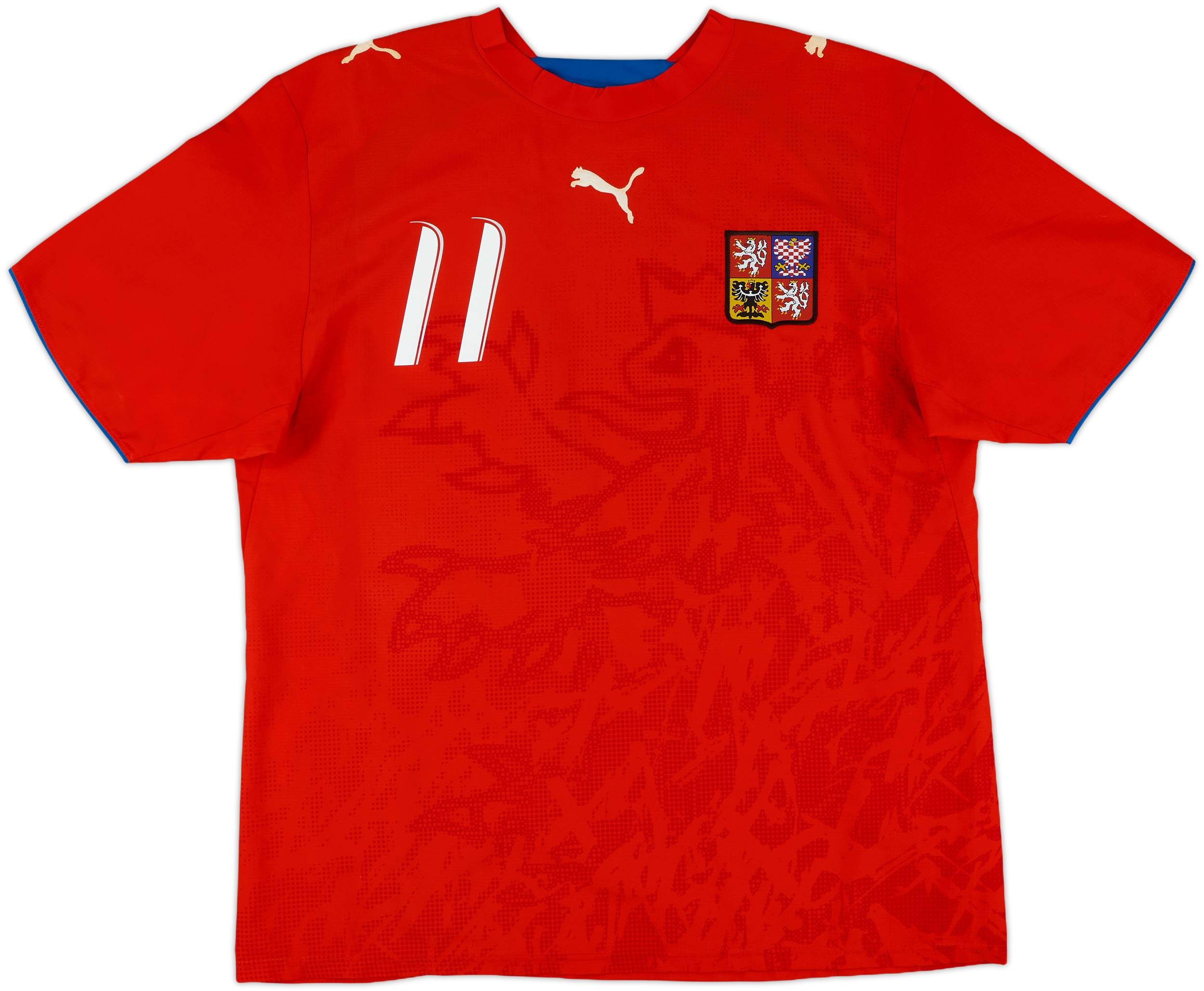 2006-08 Czech Republic Home Shirt Nedved #11 - 8/10 - (XL)