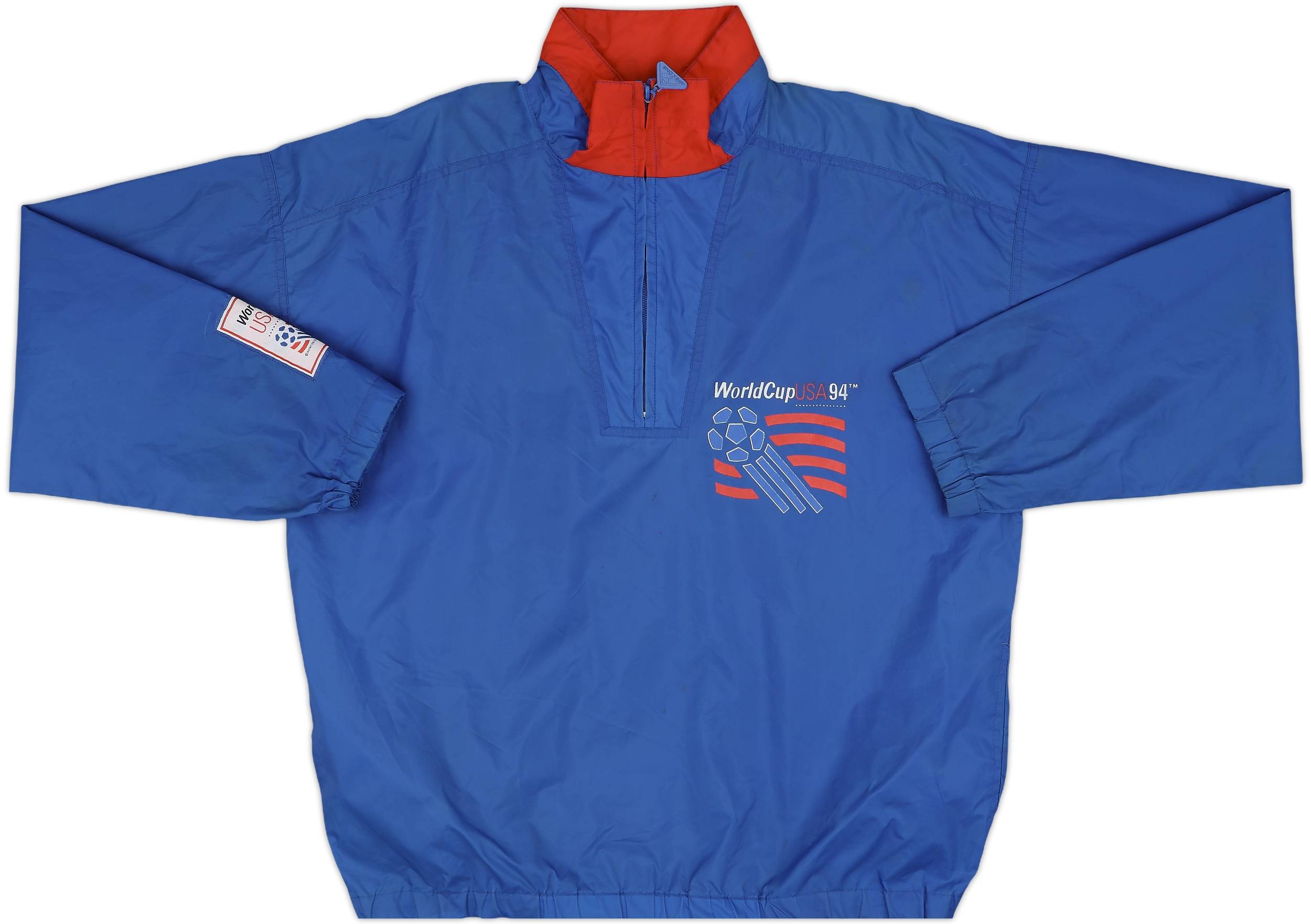 限定セール -SALE 1994 World (M) - 8/10 - Jacket Rain Zip 1/4 Apex 94 USA Cup ウェア