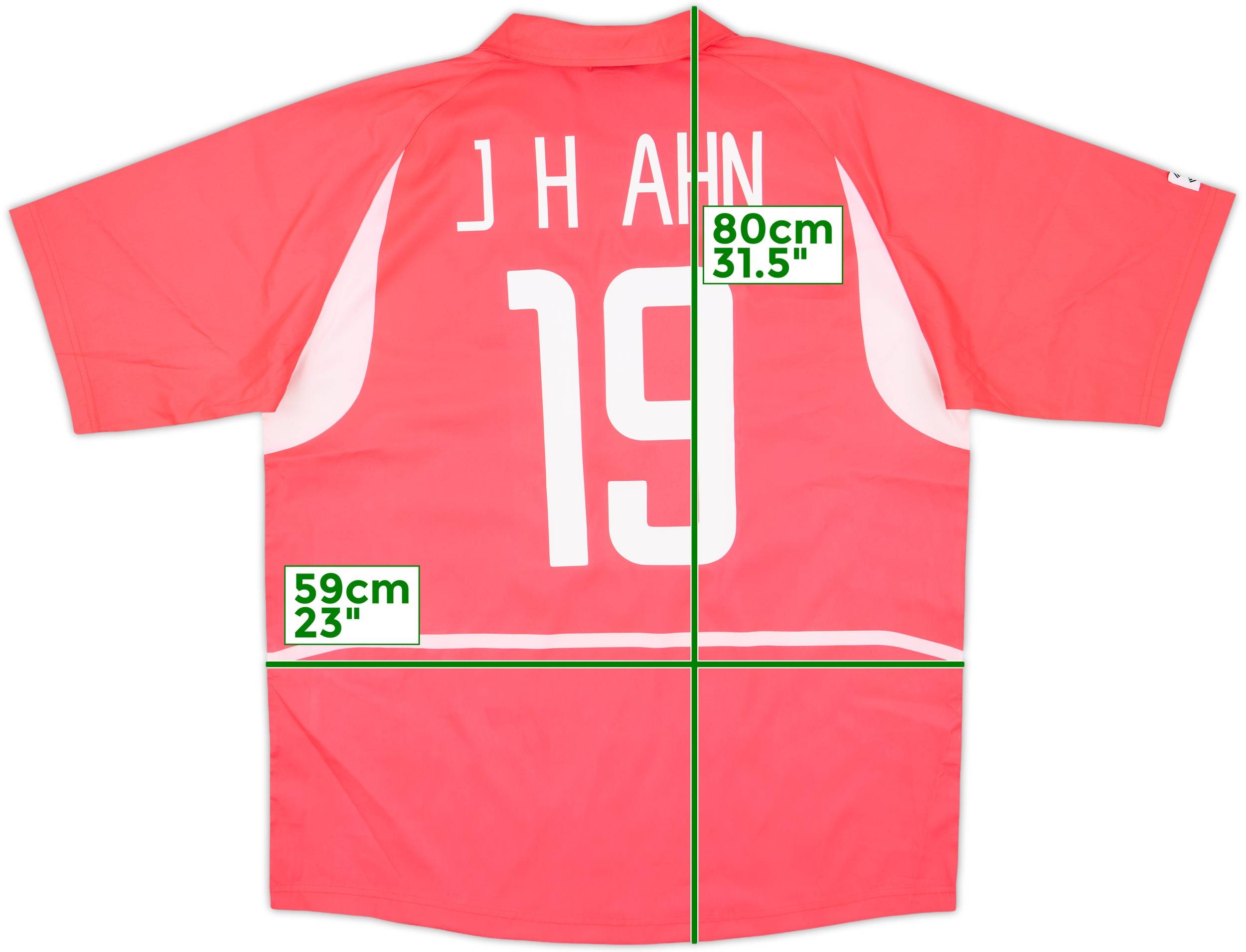 韓国代表 2002日韓W杯着用(H) アン・ジョンファン ユニフォーム　新品 2002-03 South Korea Home Shirt J.H.Ahn #19 - 8/10 - (XL)