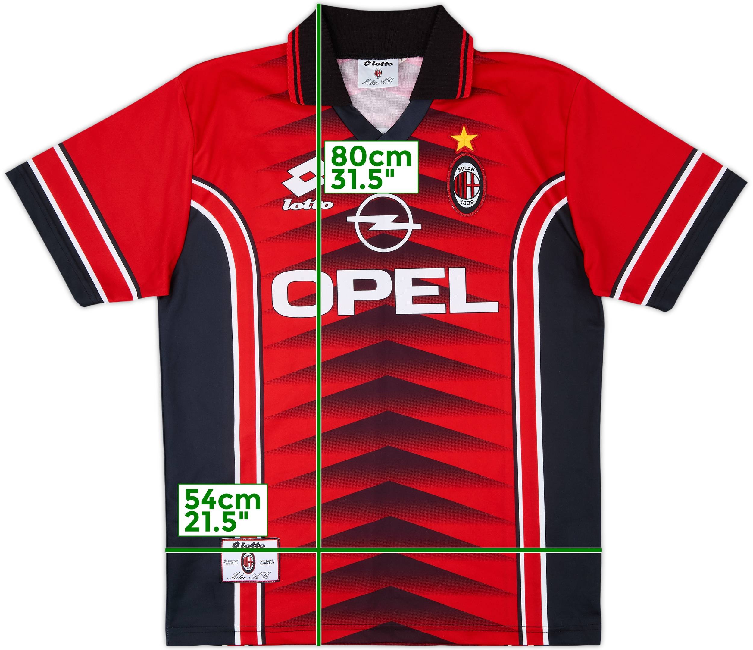 lotto AC MILAN ユニフォーム シャツ 9