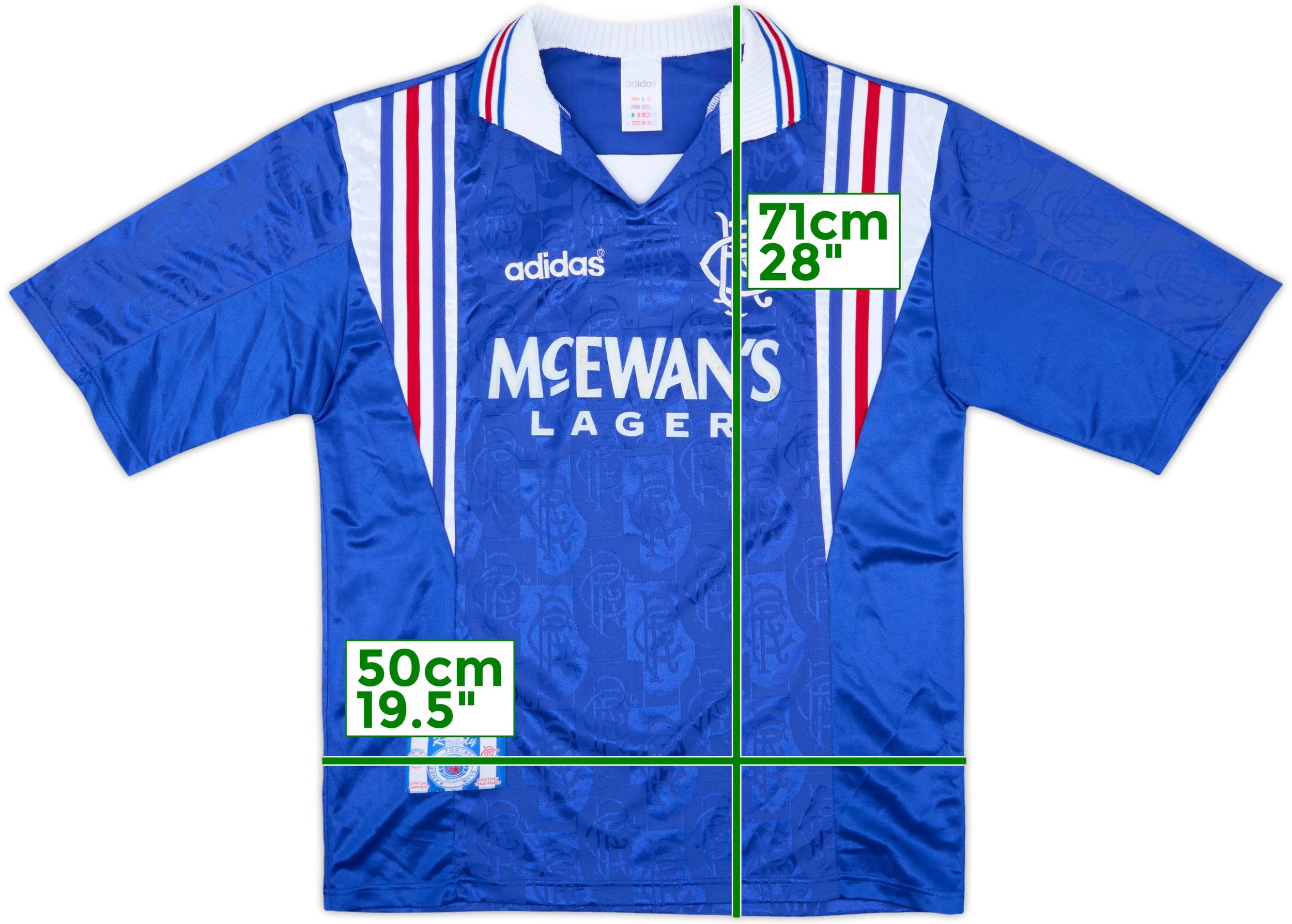 1996-97 Rangers Home Shirt - 9/10 - (M)