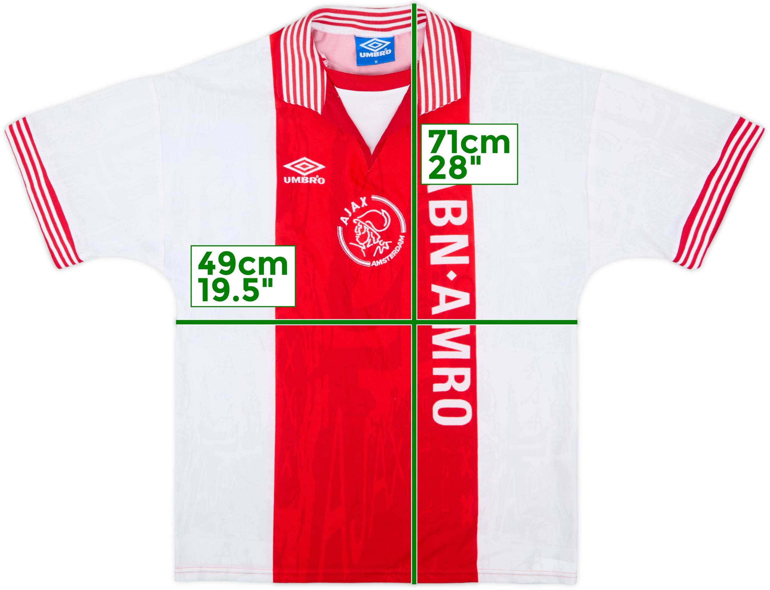 アヤックス　90s AJAX 半袖シャツ UMBRO ABN AMRO アヤックス 90s AJAX 半袖シャツ UMBRO ABN AMRO