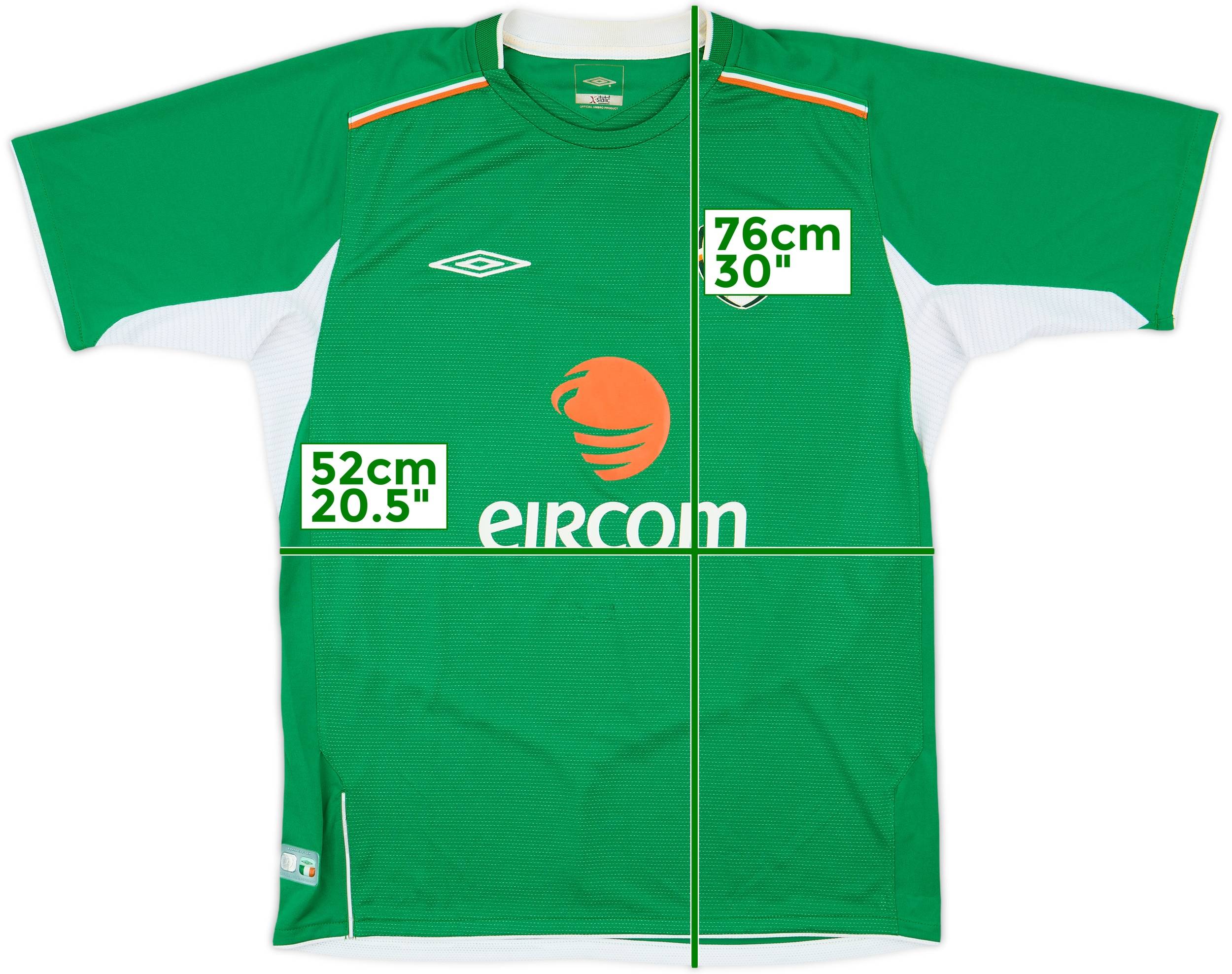 2004-06 Ireland Home Shirt - 8/10 - (M)