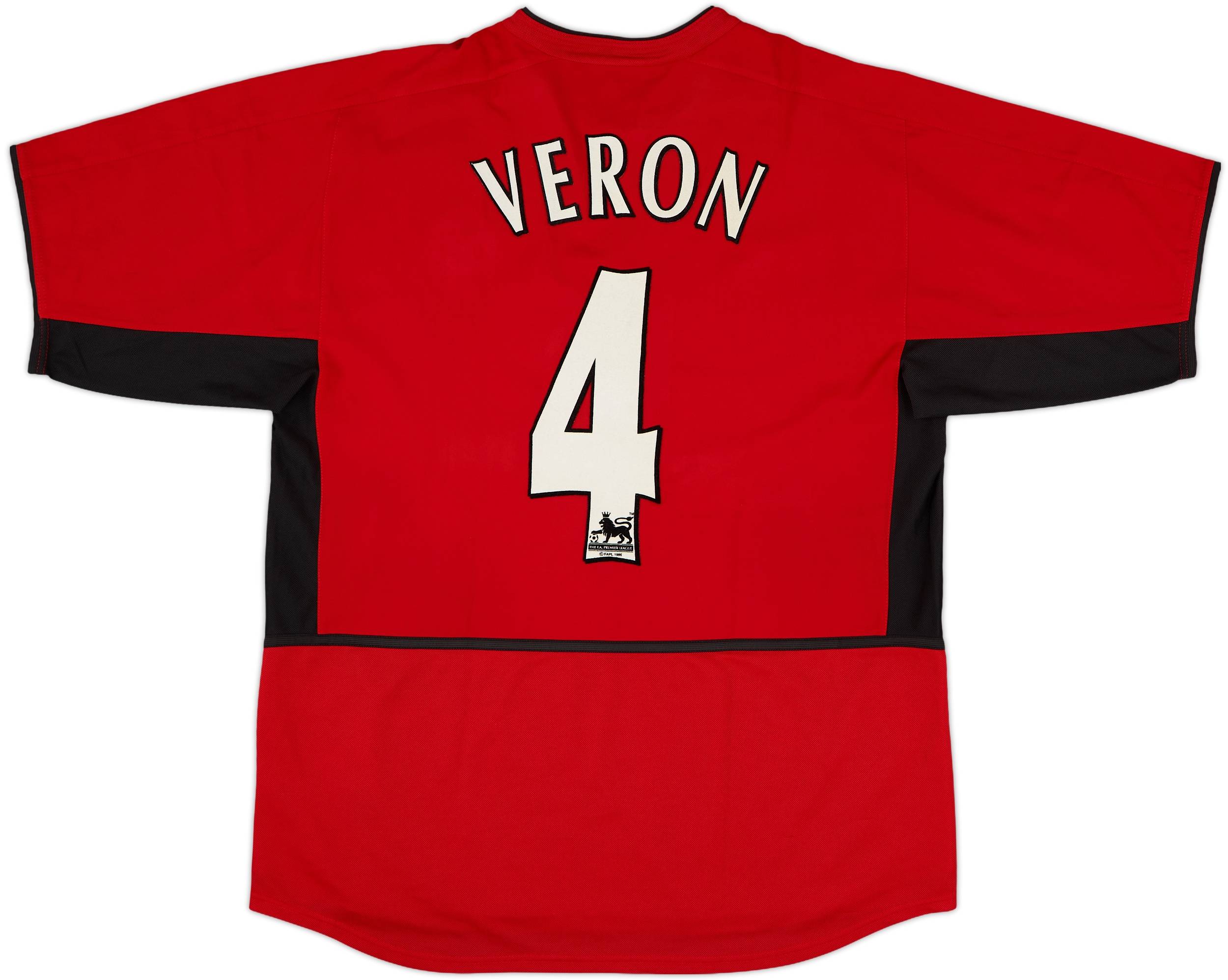 ウェア Manchester United 2002 2003 3rd Veron 2002-03 Manchester United Third Shirt Veron #4 - 8/10 - (L)