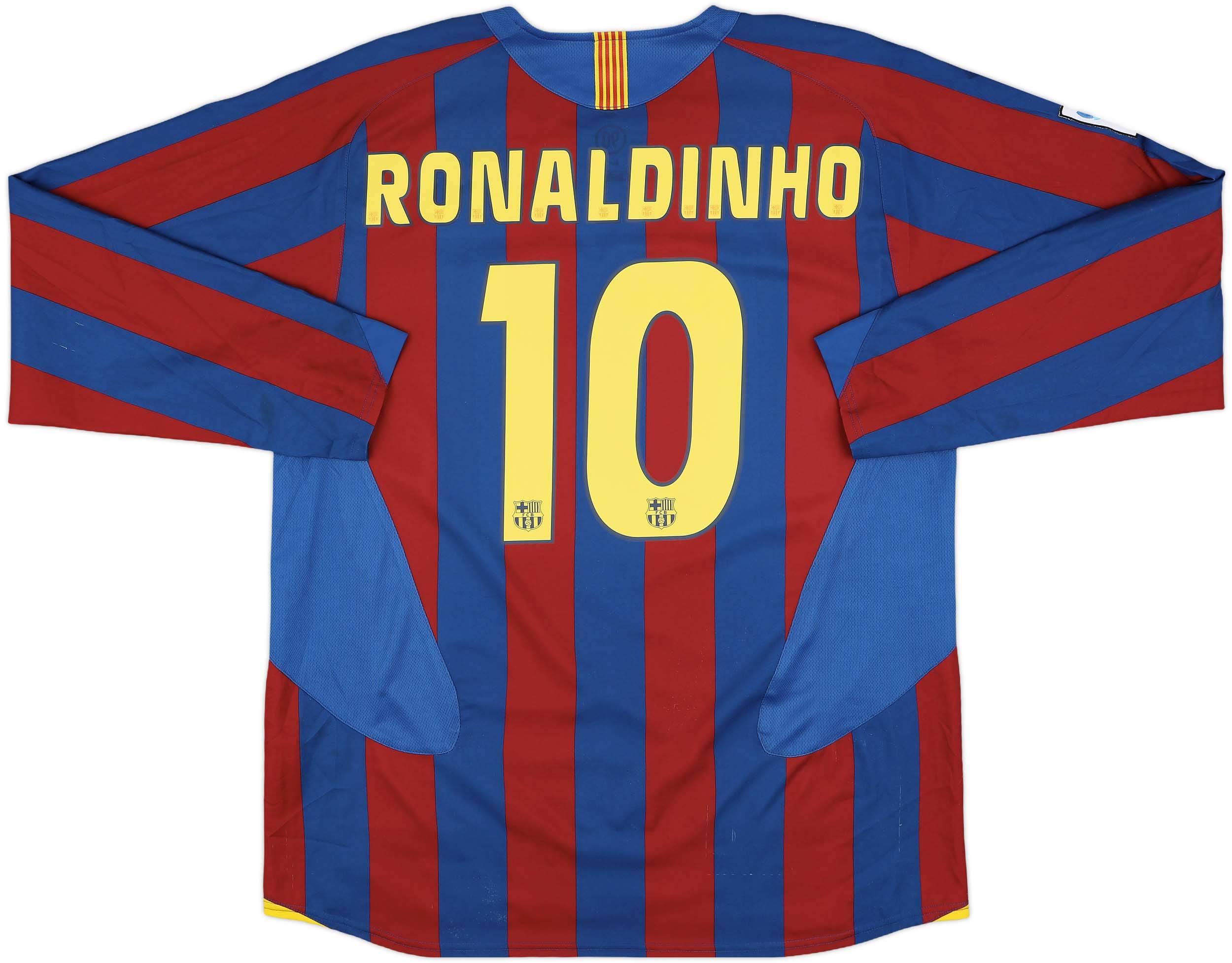 g*r様 FC Barcelona Ronaldinho 10 長袖ユニフォーム