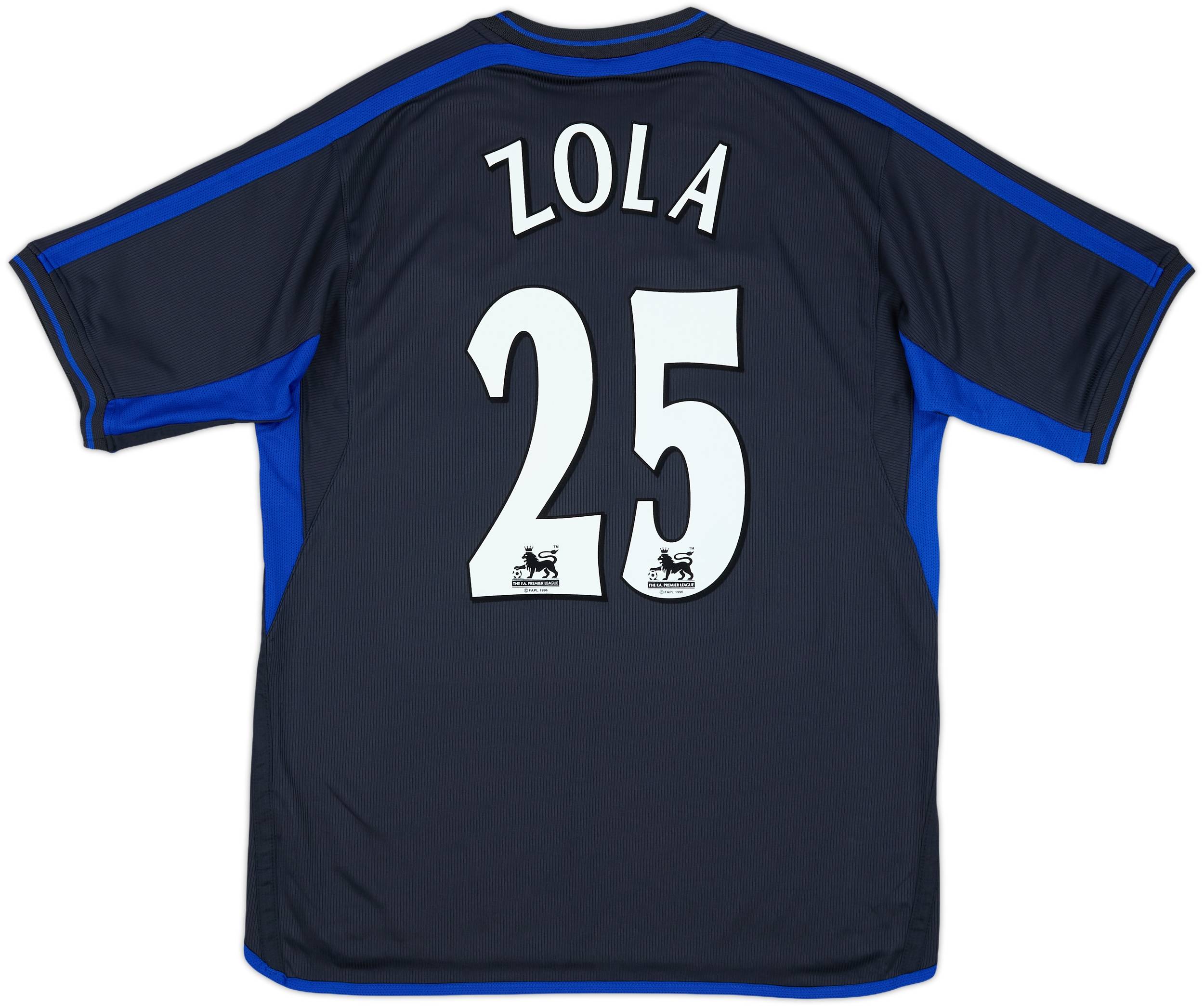 2002-04 Chelsea Away Shirt Zola #25 - 10/10 - (L)