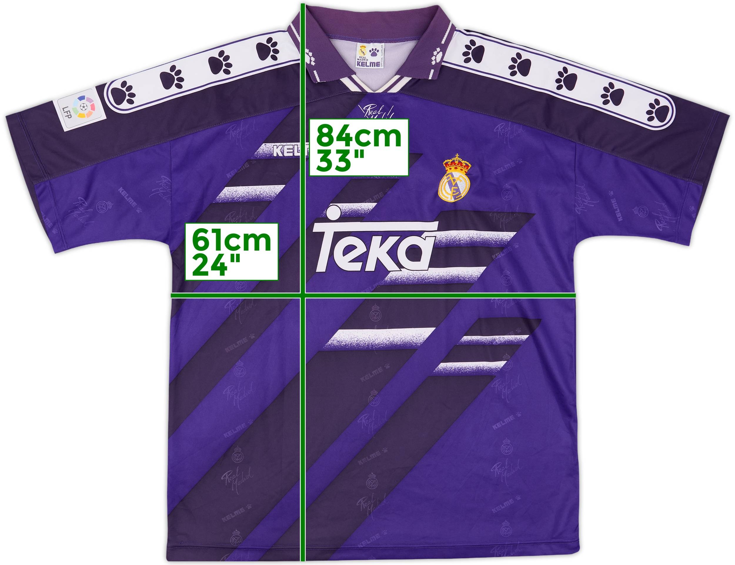 【初回限定】 Shirt Away Madrid Real 1994-96 - (XL) - 8/10 ウェア