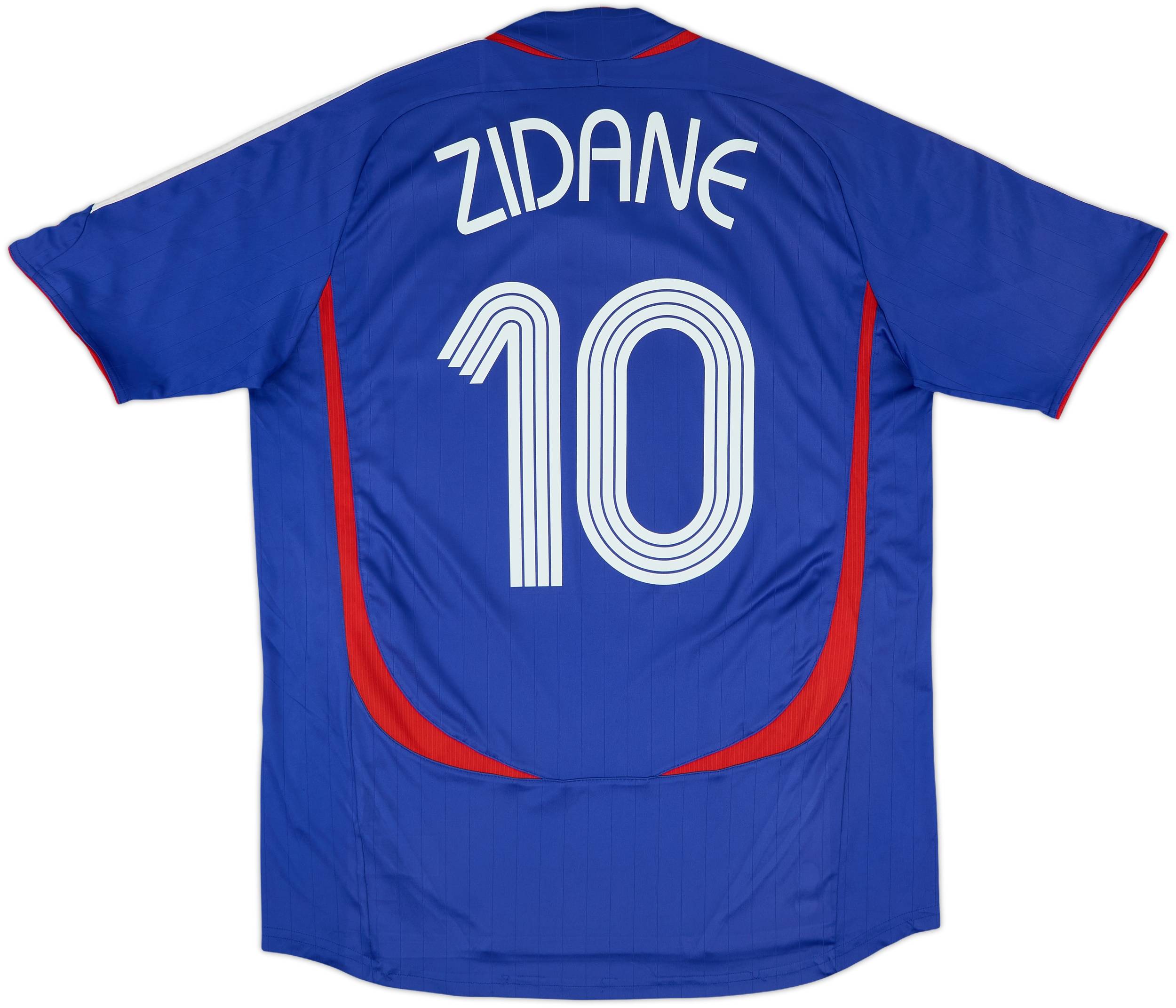 独特の素材 Zidane Shirt Home France 2006-07 #10 (L) - 8/10 - ウェア